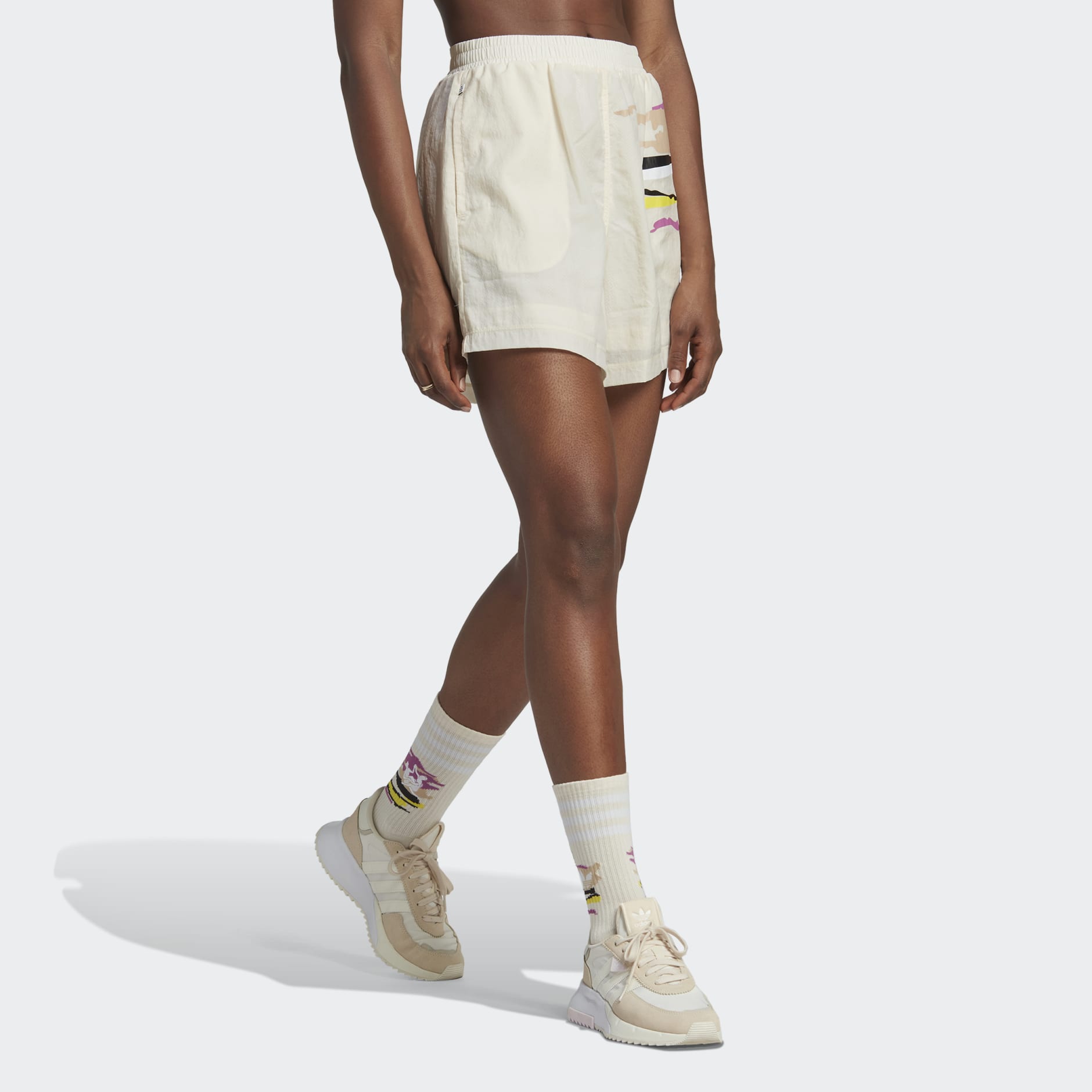 Clothing - Thebe Magugu Shorts - Beige | adidas South Africa