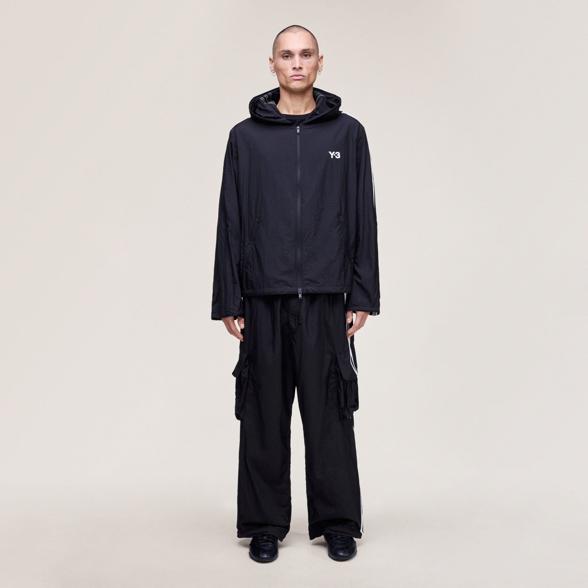 PANTALONI CARGO Y-3 NYLON WIRED 3 STRIPES