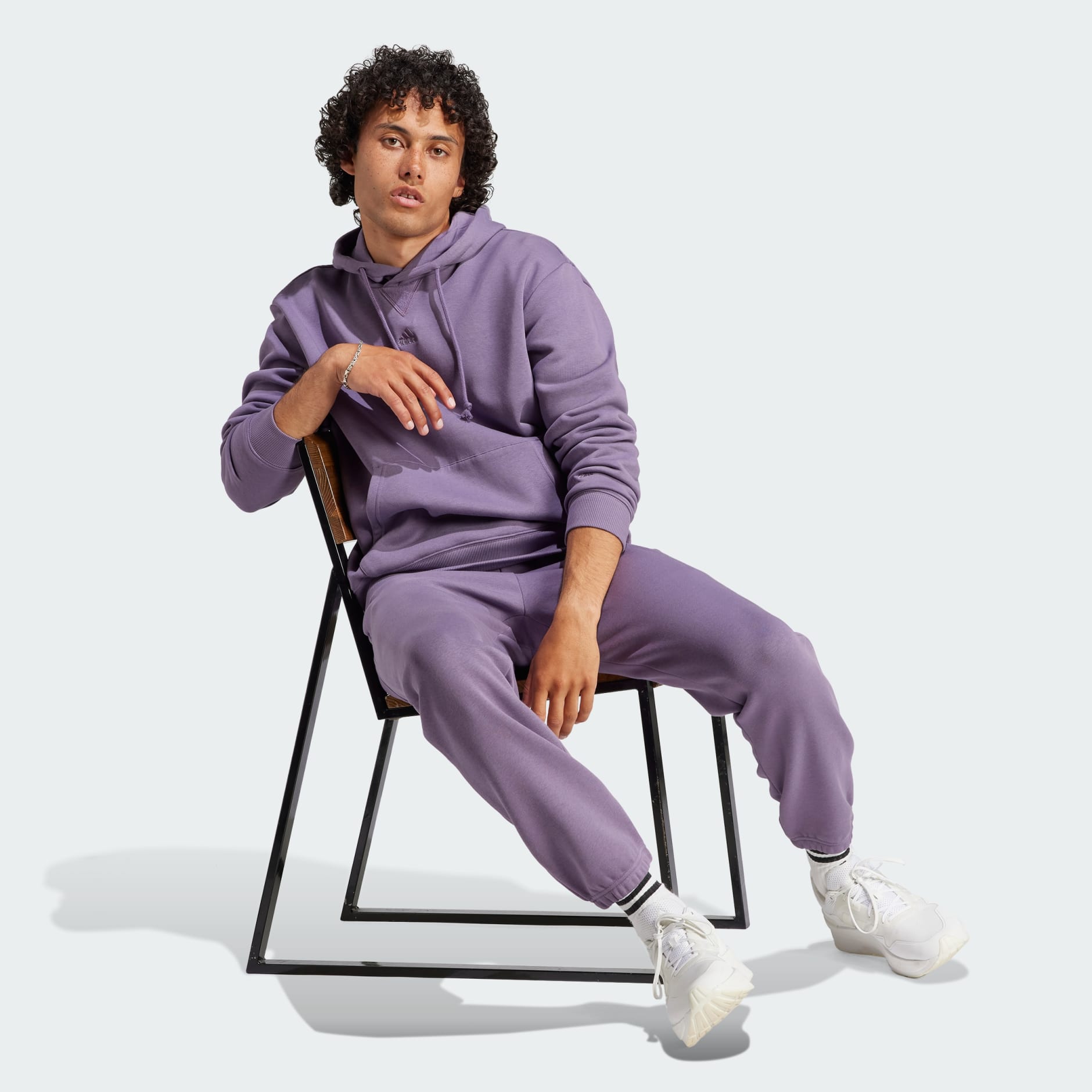 adidas All SZN Fleece Hoodie - Purple | adidas UAE
