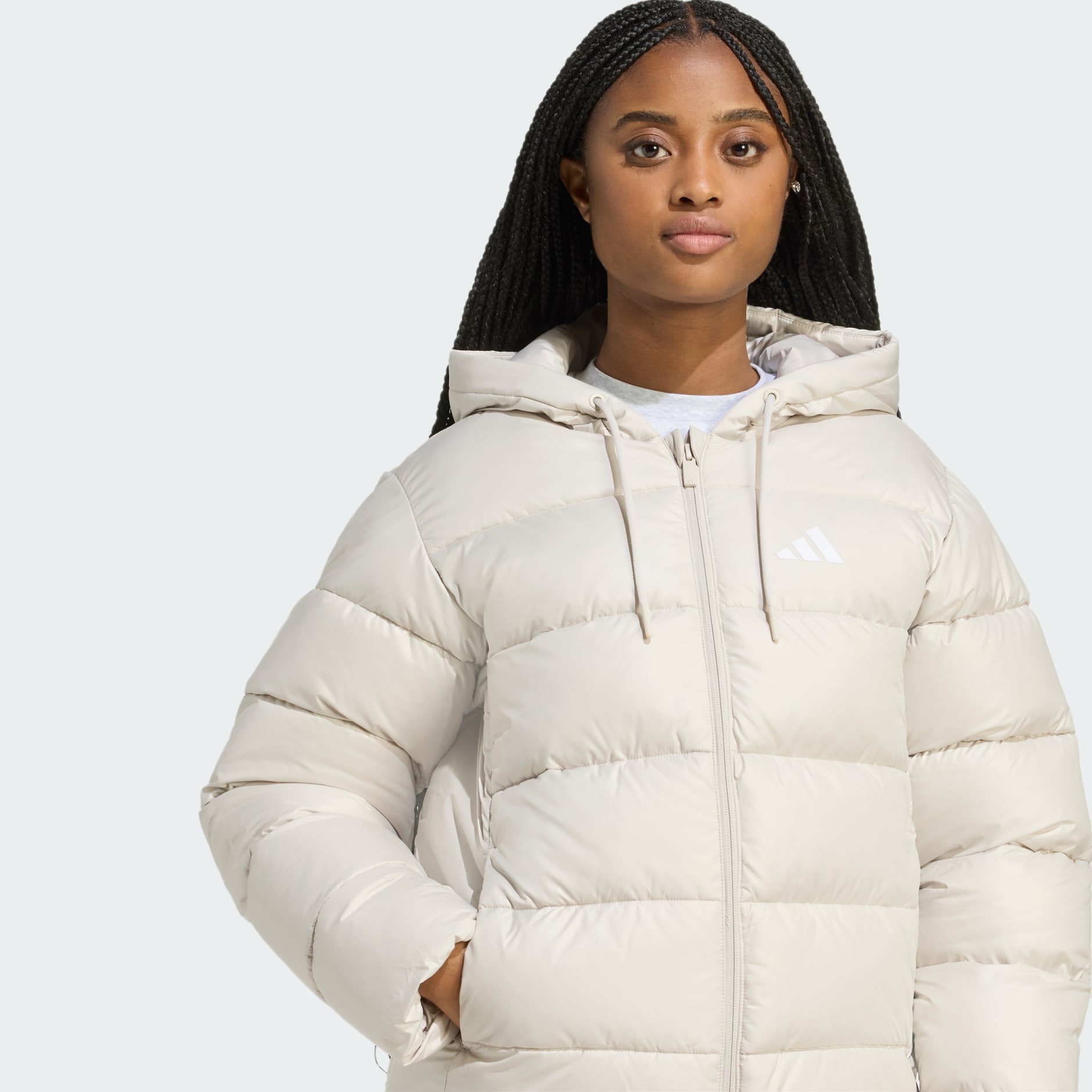 Veste &agrave; capuche Essentials CLIMAWARM Synthetic Down Puffer