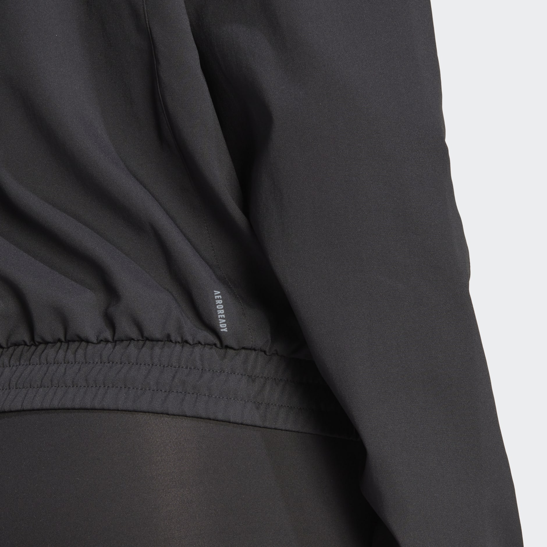 adidas AEROREADY Train Essentials Woven Quarter-Zip Track Jacket - Black |  adidas GH