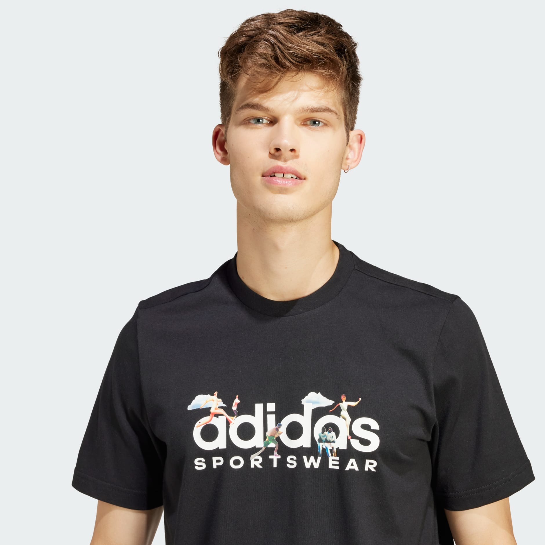 adidas Cycling Graphic Tee (Gender Neutral) - Black