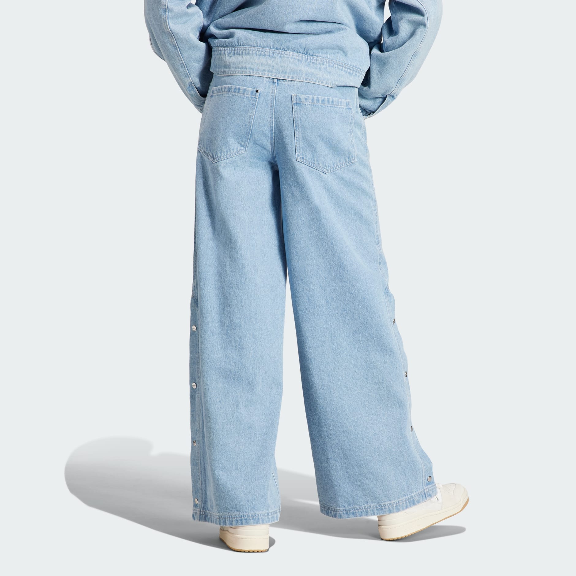 Clothing - Neutral Court Denim Pants - Blue | adidas South Africa