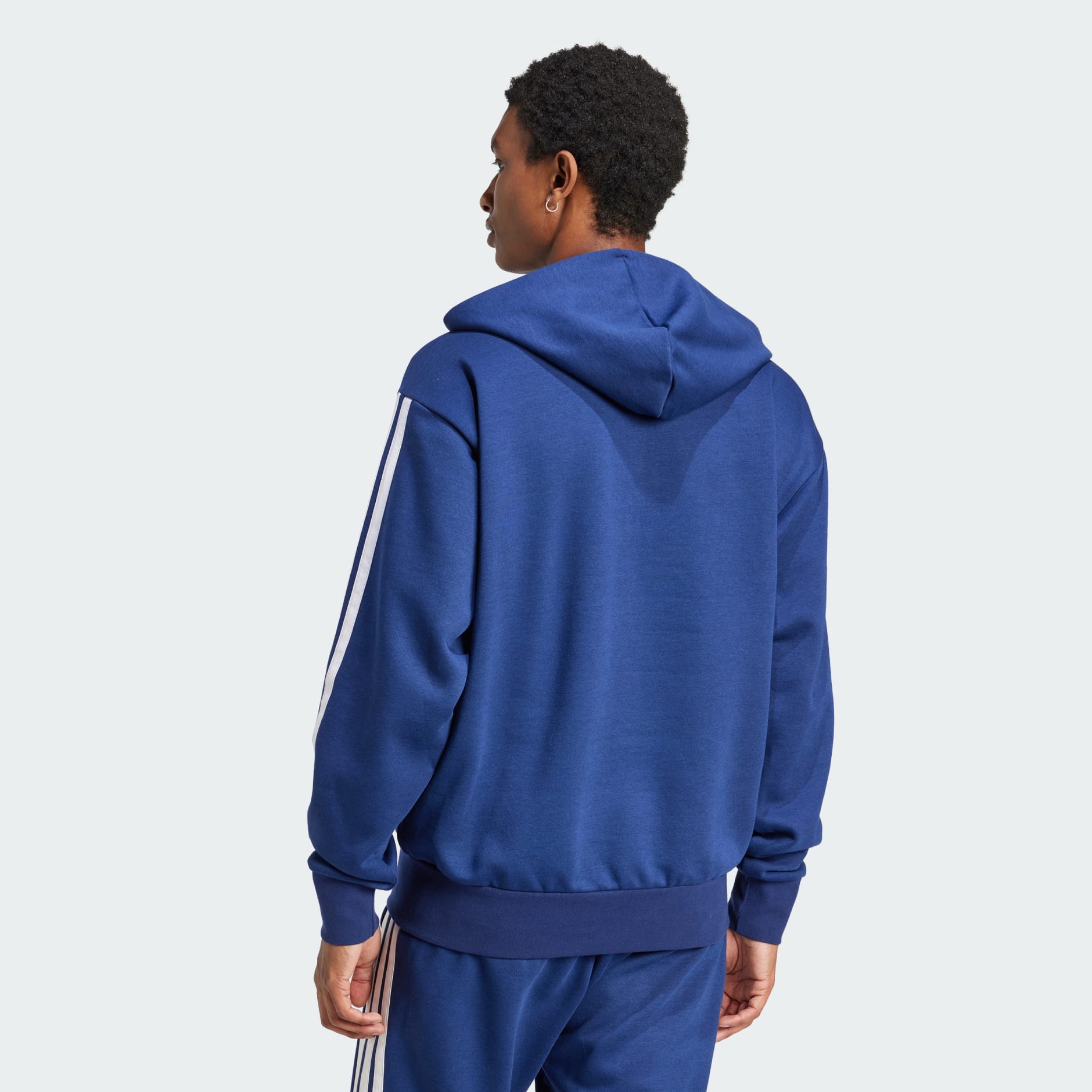 Essentials 3-Stripes Fleece Hoodie