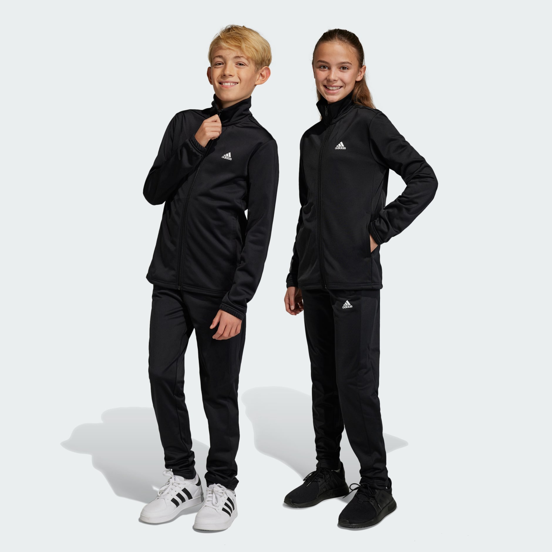 Kids Clothing - Essentials Suit Egypt Big Black adidas Logo | - Track