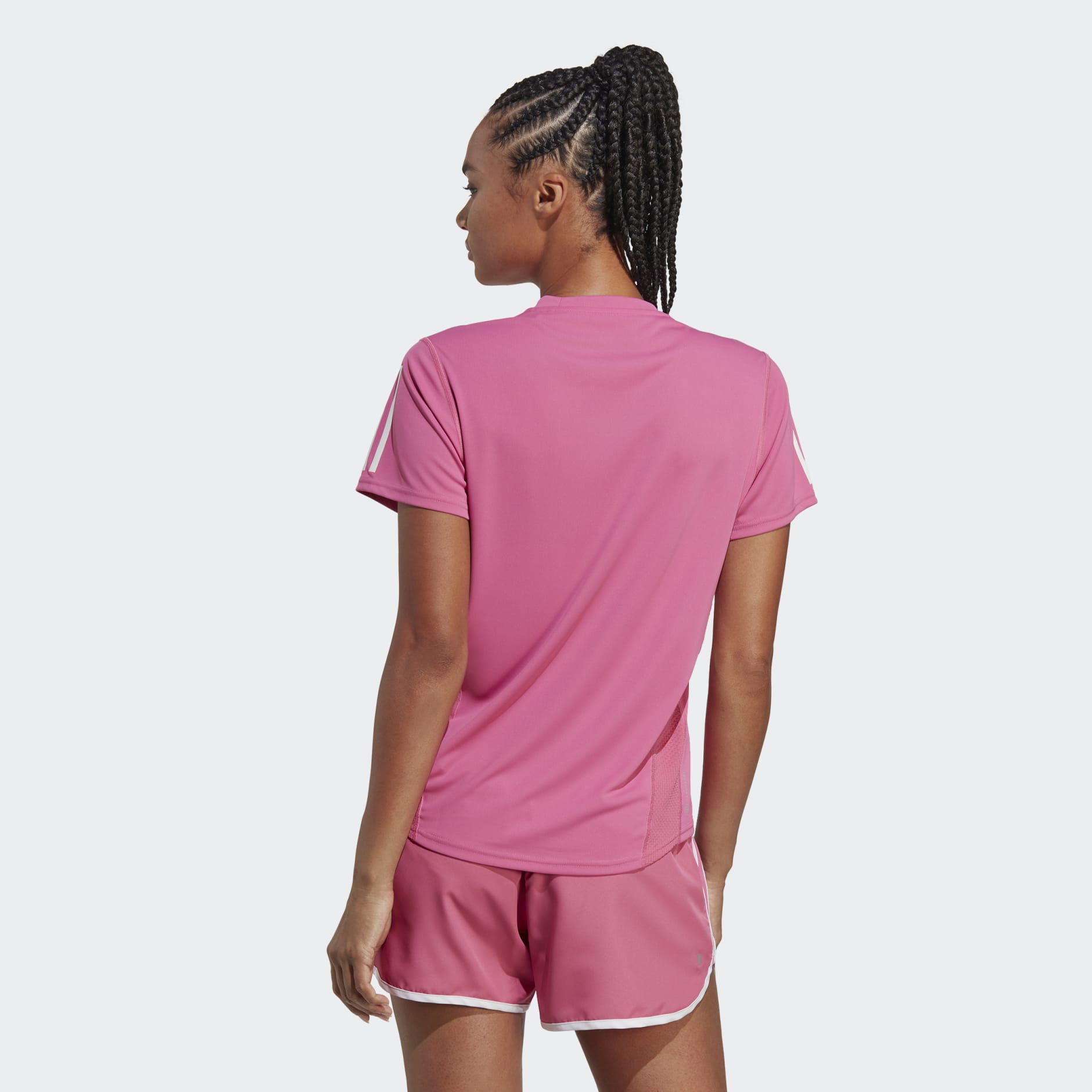 Women's Clothing - Own the Run Tee - Pink | adidas Egypt
