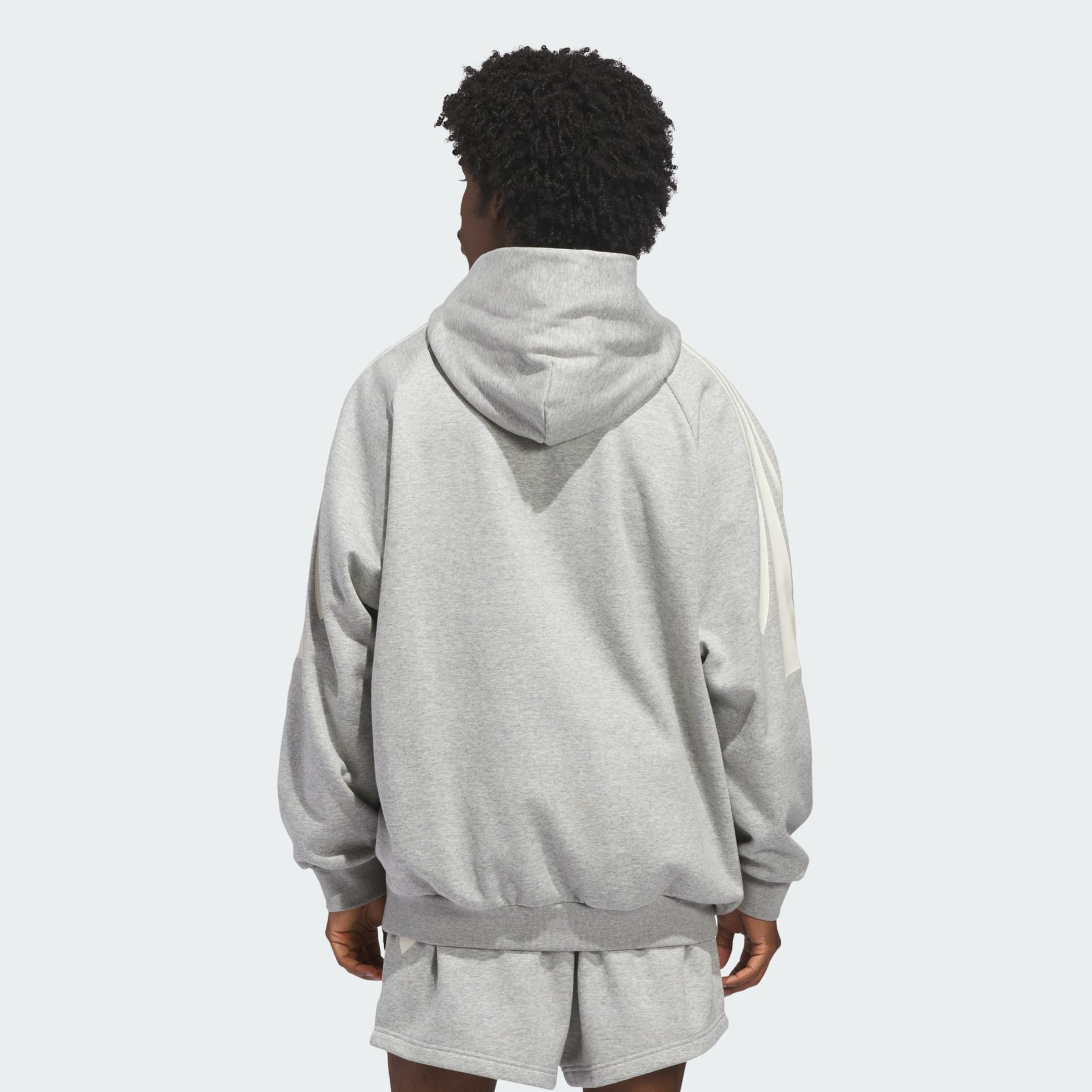 adidas Basketball 3-Stripes Fleece Hoodie (Gender Neutral)