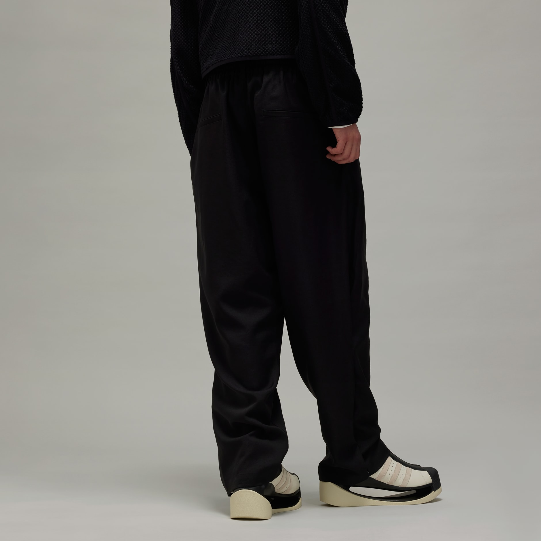 【Y-3】Sport Uniform 3-Stripes TROUSERS Y-3 Black Sport Uniform 3-Stripes Trousers Y-3