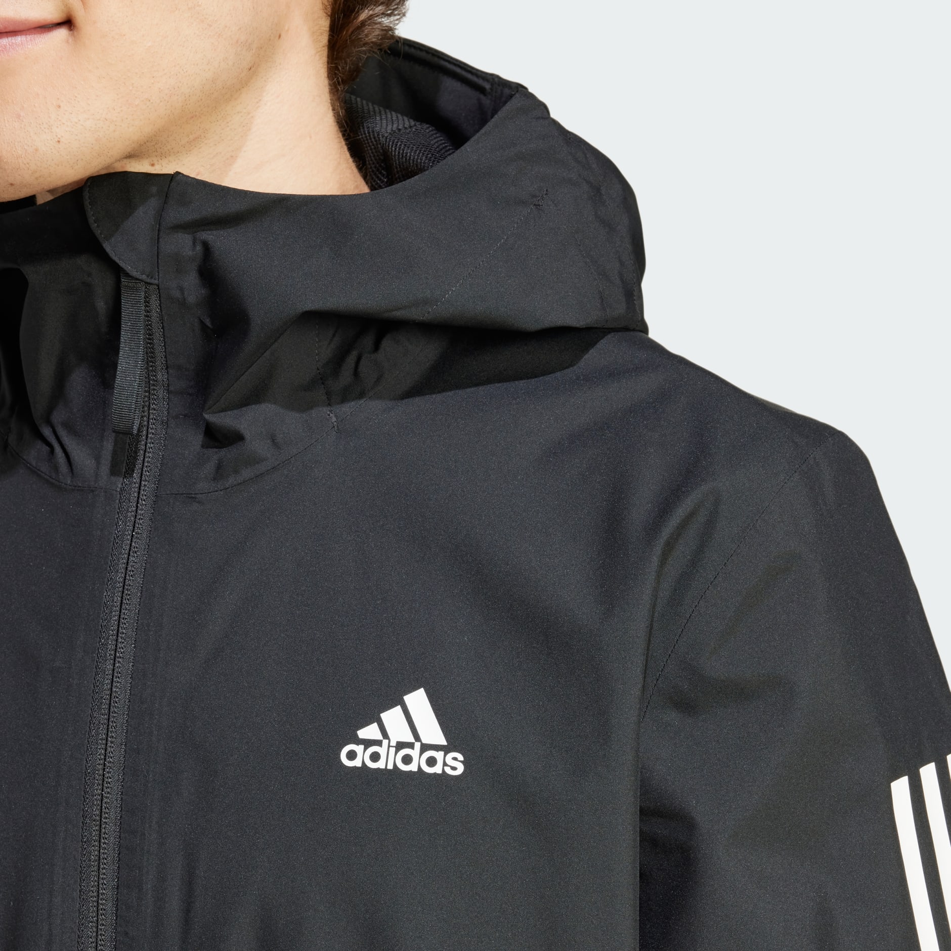Essentials 3-Stripes RAIN.RDY Jacket