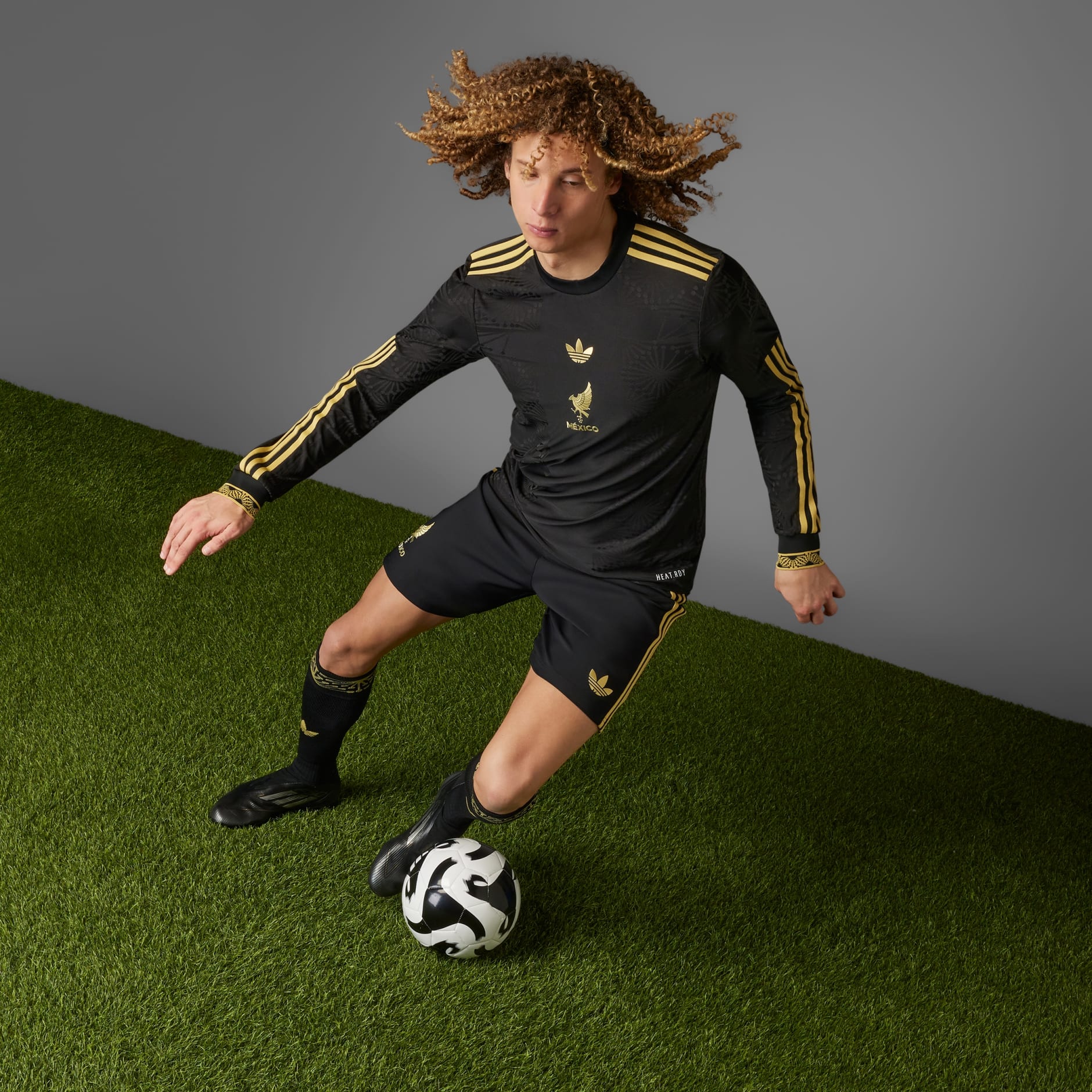 Tricou cu m&acirc;necă lungă Mexico Gold