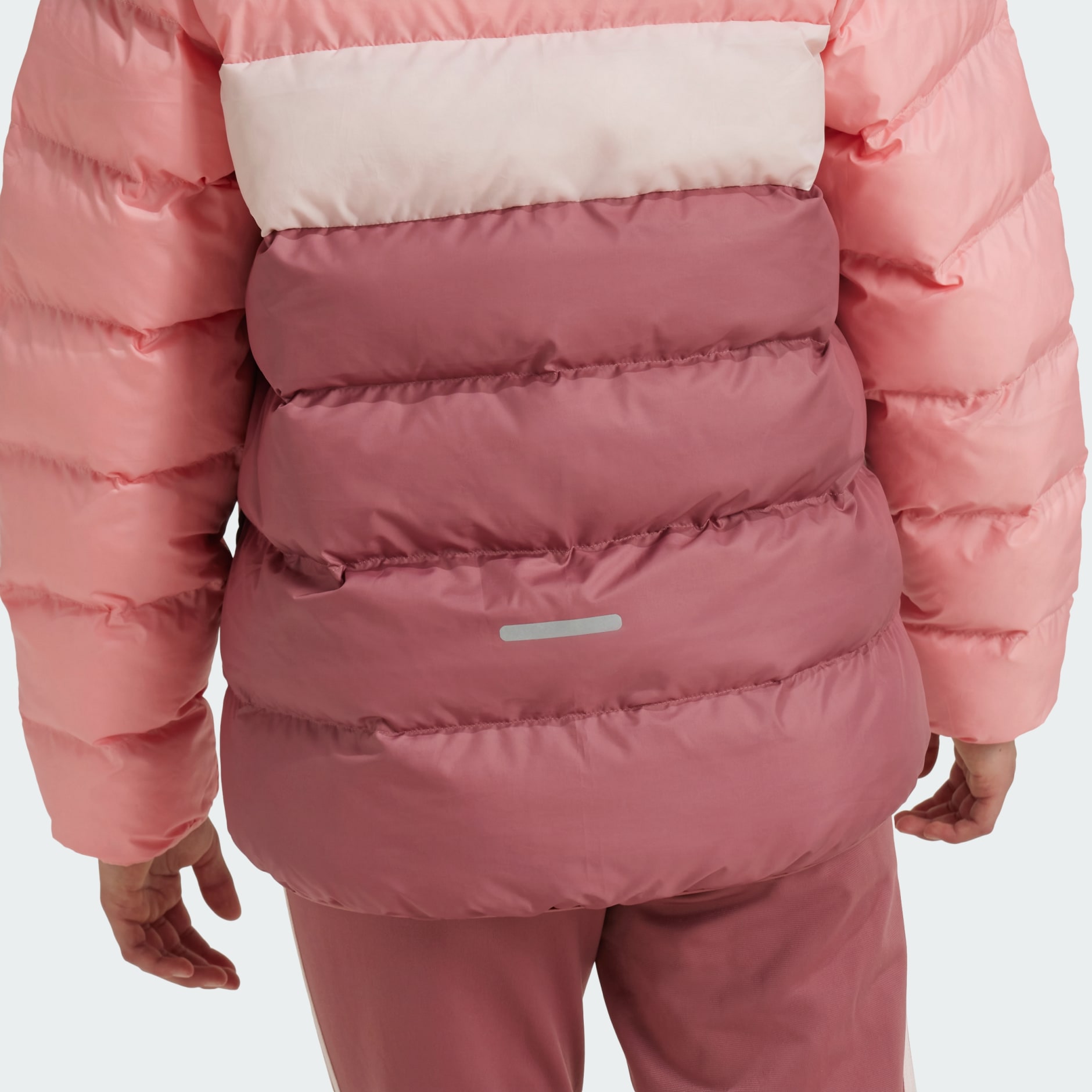 Pink adidas crop jacket deals