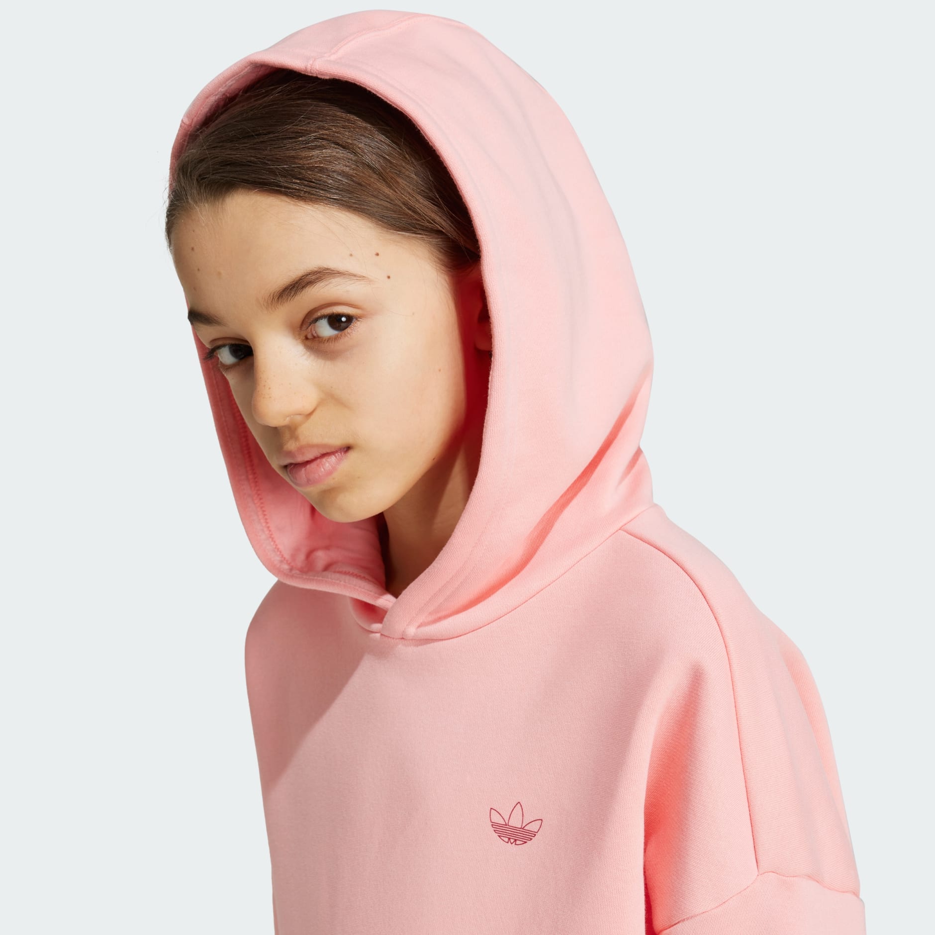 Adidas hoodie baby pink hotsell