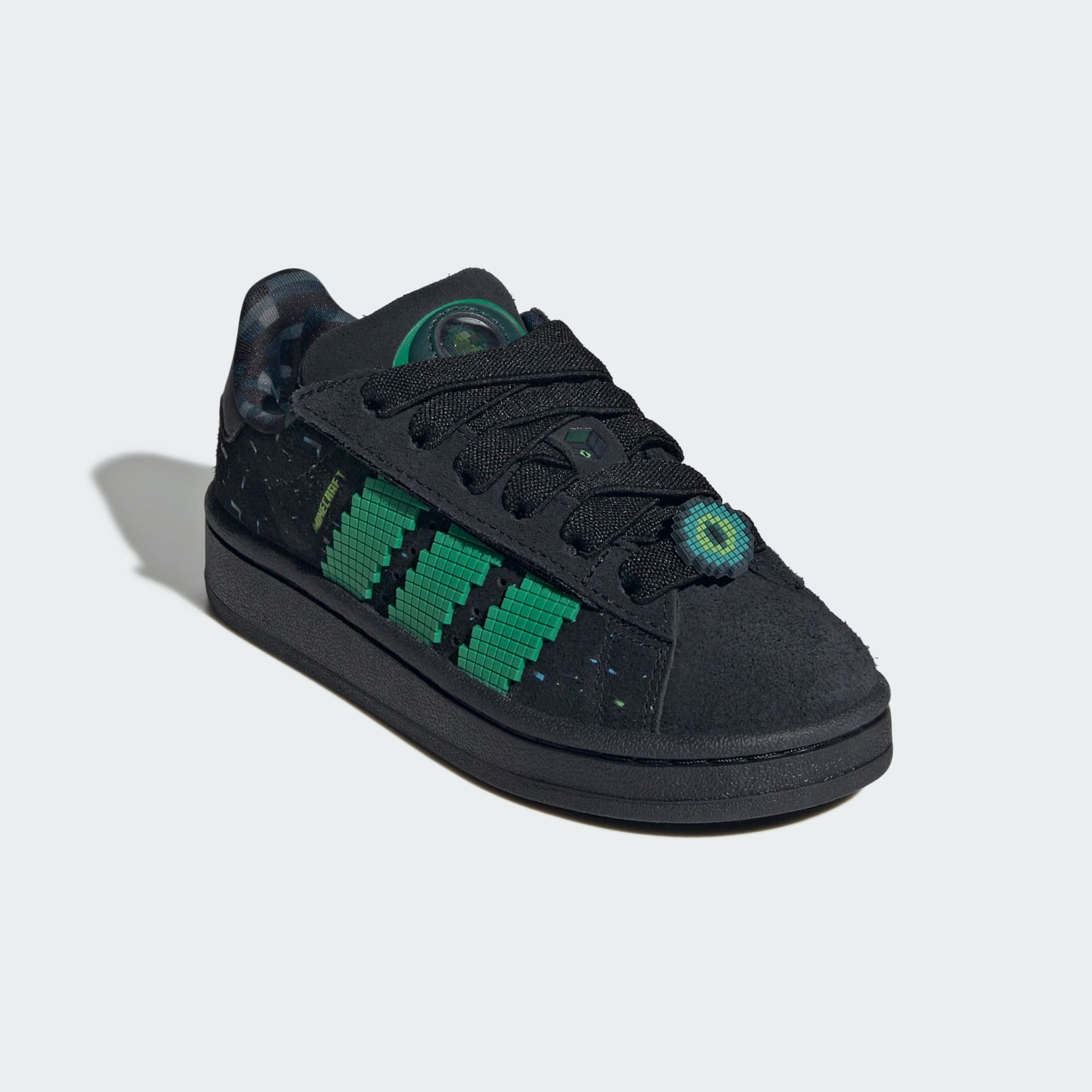ADIDAS MINECRAFT CAMPUS 00s COMFORT CLOSURE ELASTIC LACE SHOES