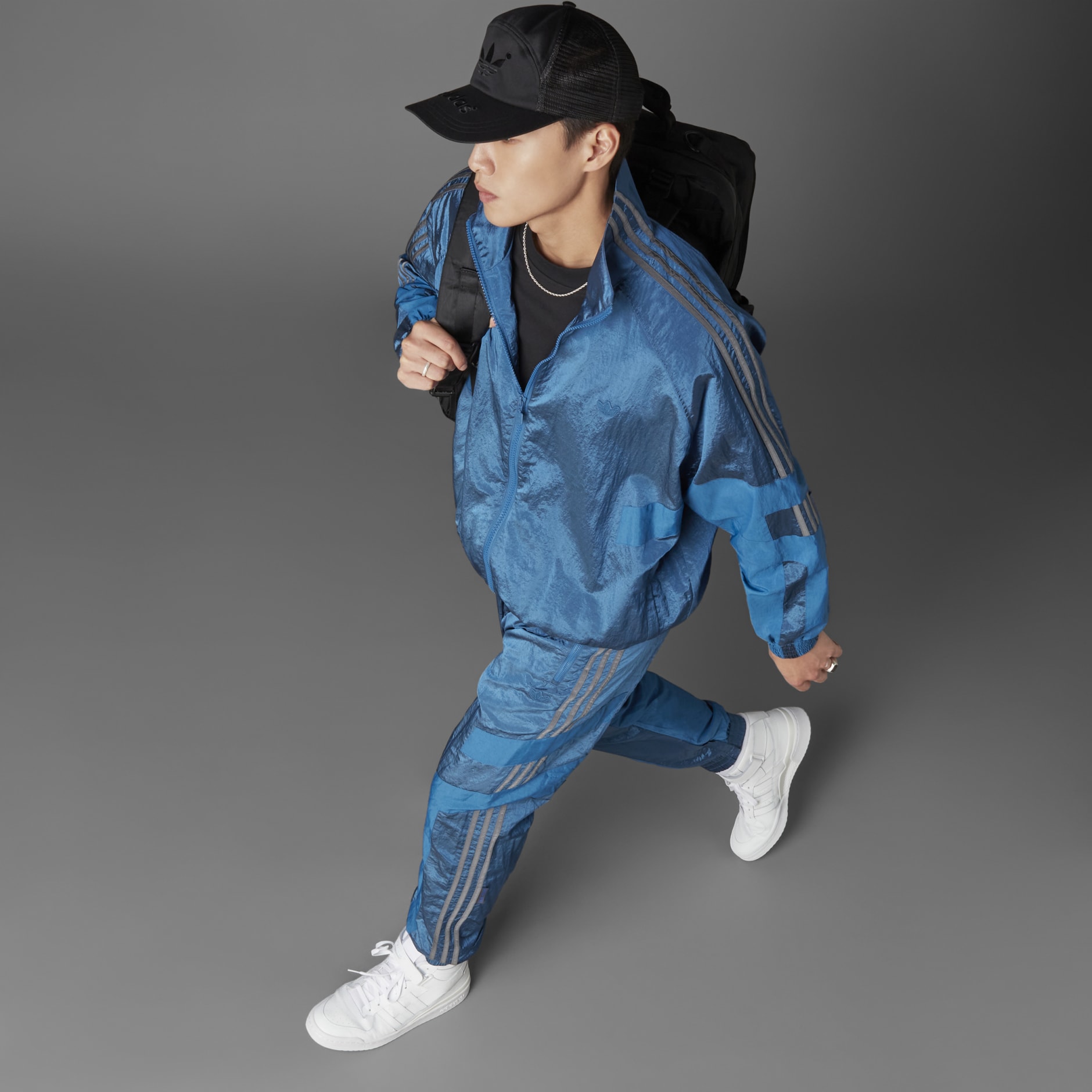 Blue Version BB Blocked Track Top