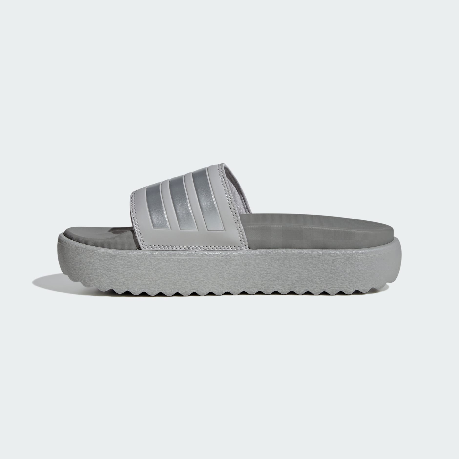 adidas Adilette Platform Slides - Grey | adidas UAE