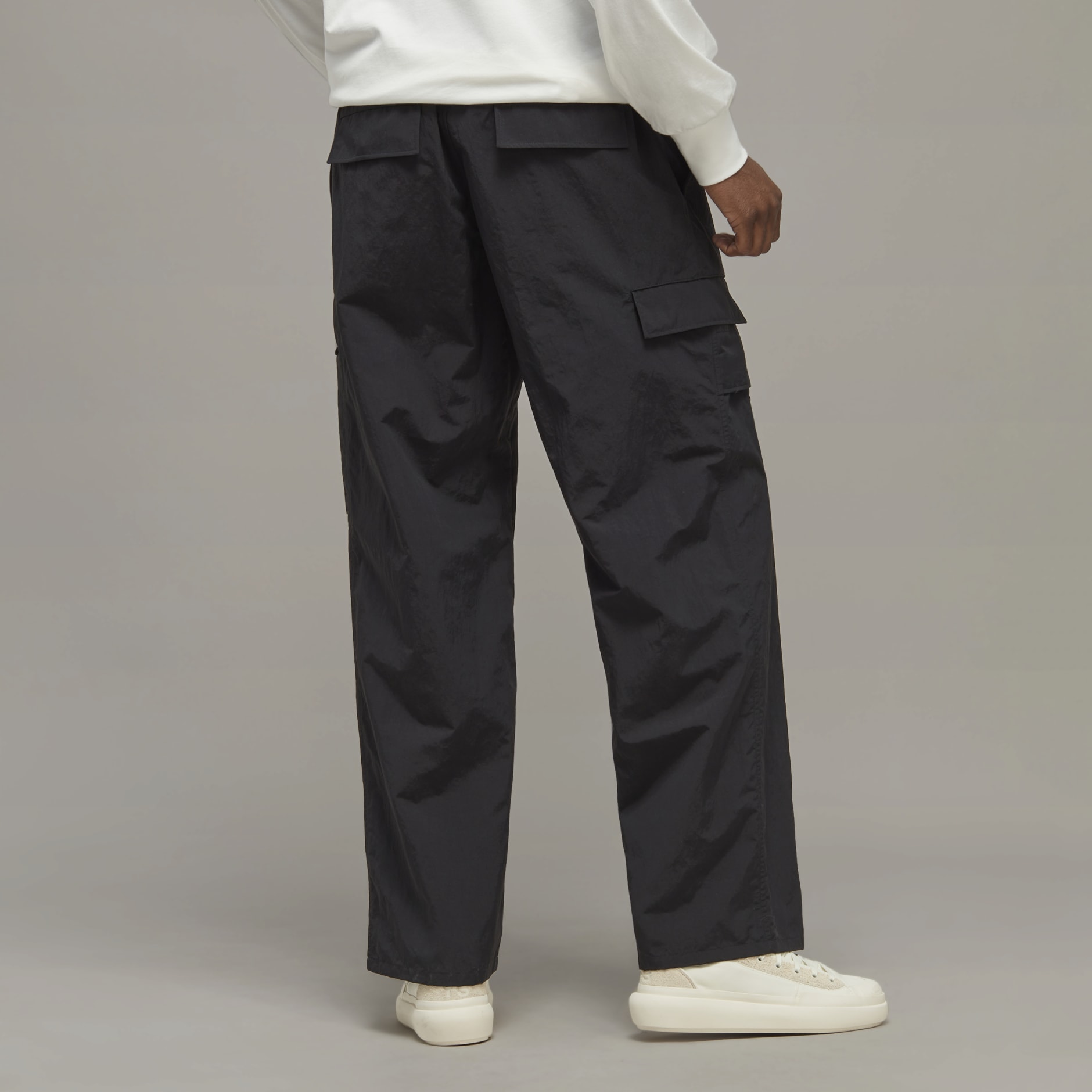 Clothing - Y-3 Crinkle Nylon Pants - Black | adidas South Africa