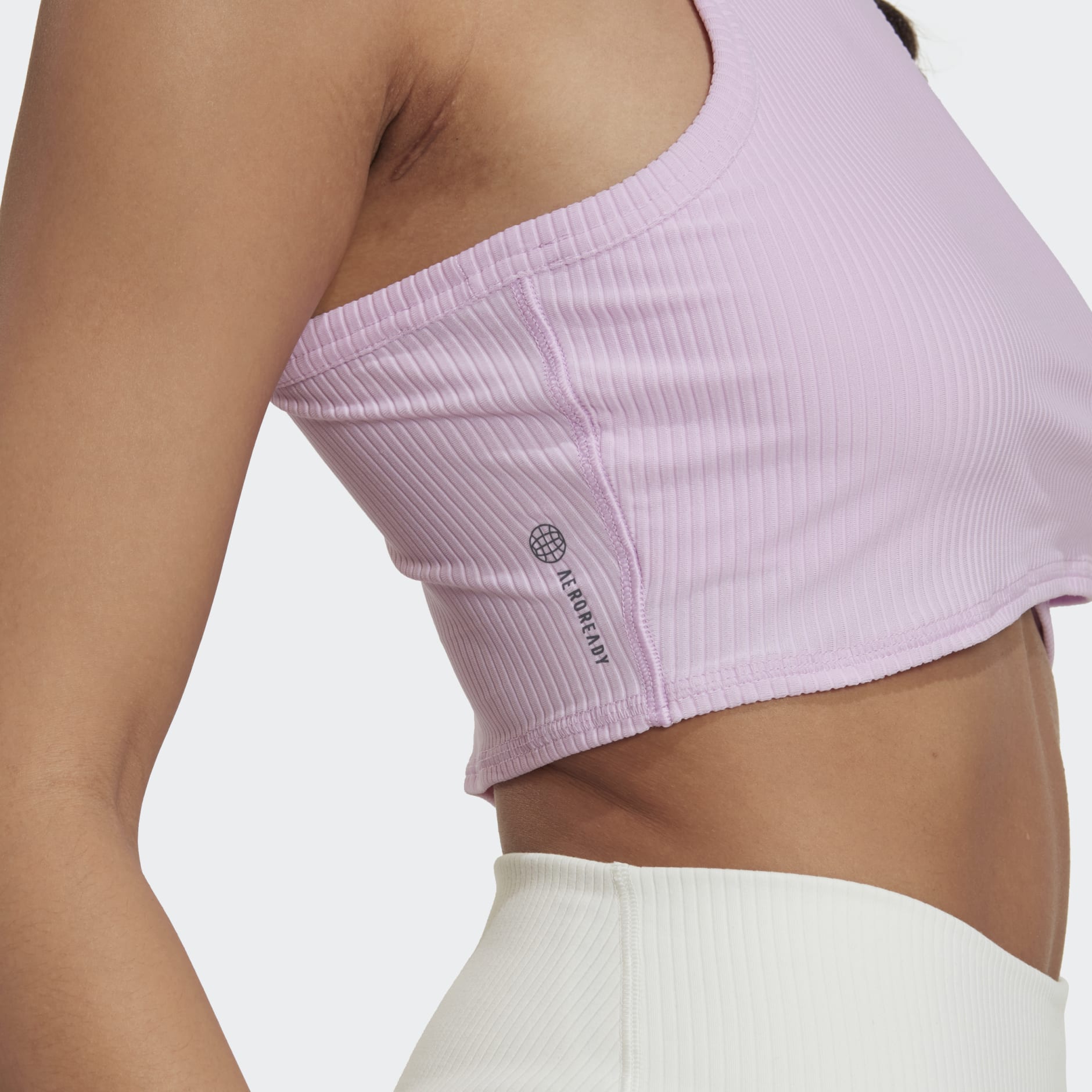 Yoga Studio Wrapped Rib Tank Top