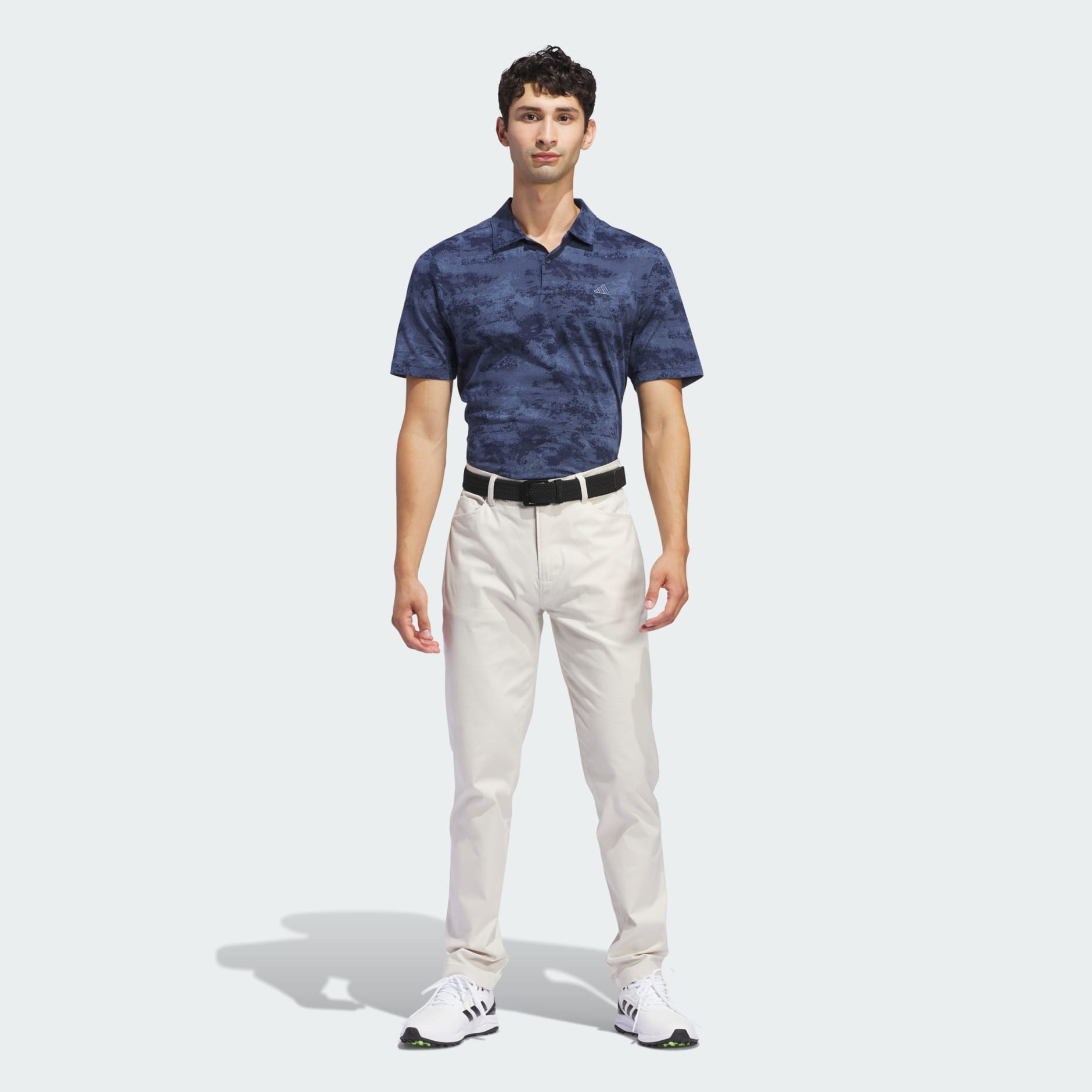 Go-To Printed Mesh Polo Shirt