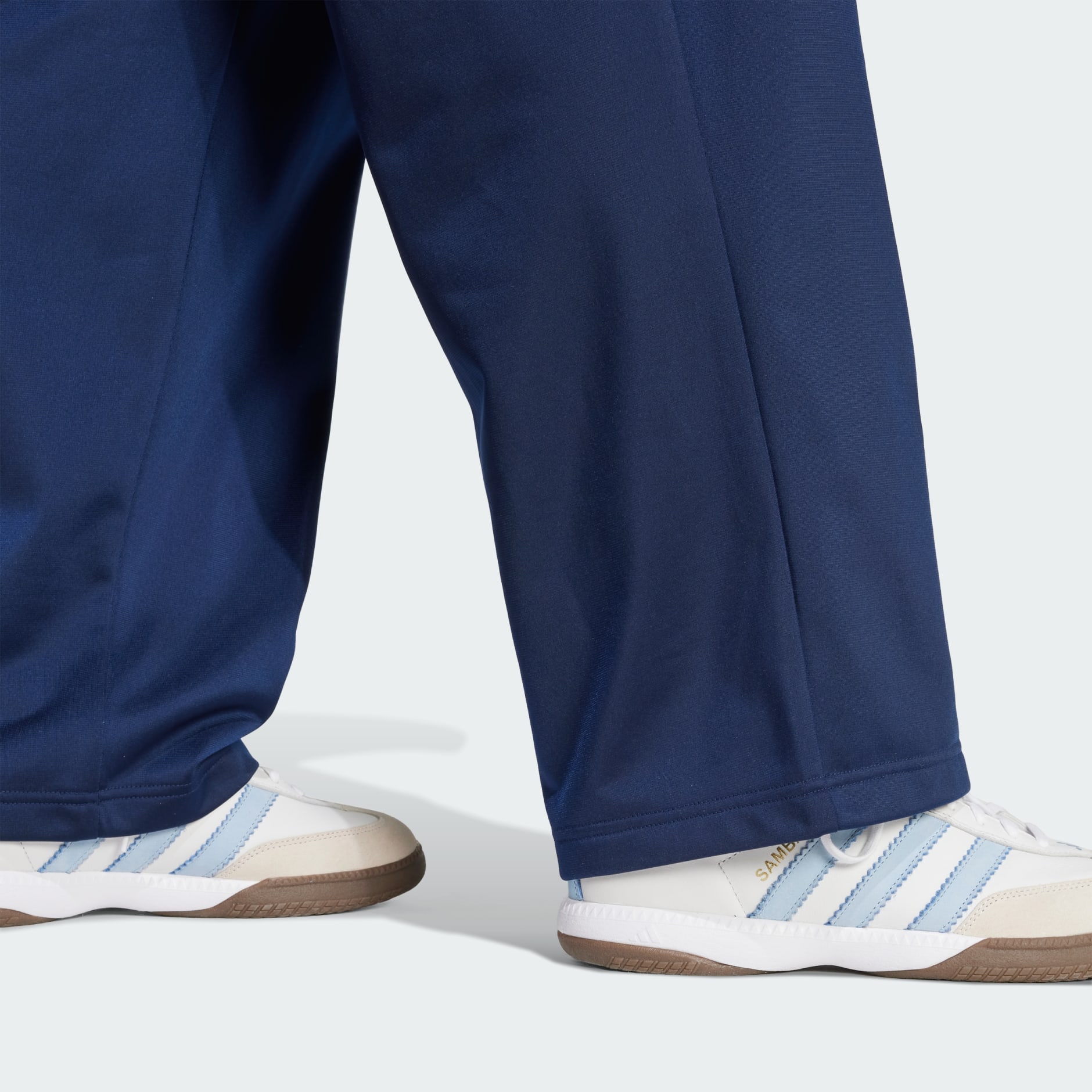 Clothing - Varsity Open Hem Loose Pants - Blue | adidas Oman