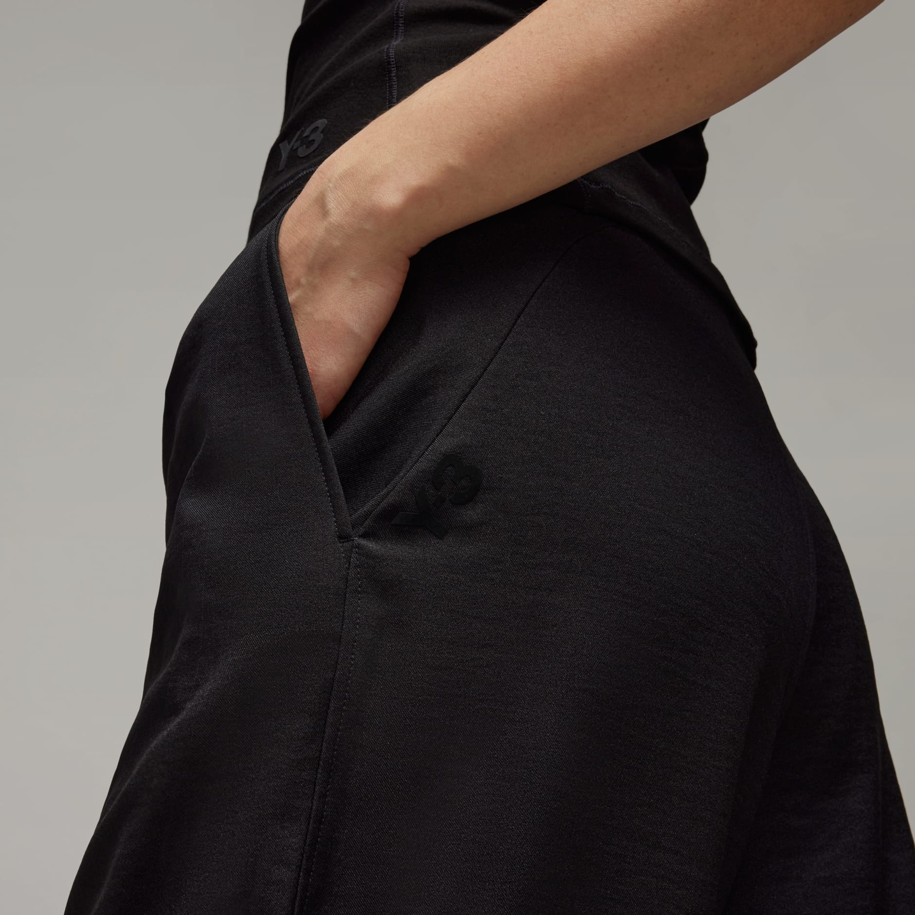 adidas Y-3 Sport Uniform Wide Leg Pants - Black | adidas TZ