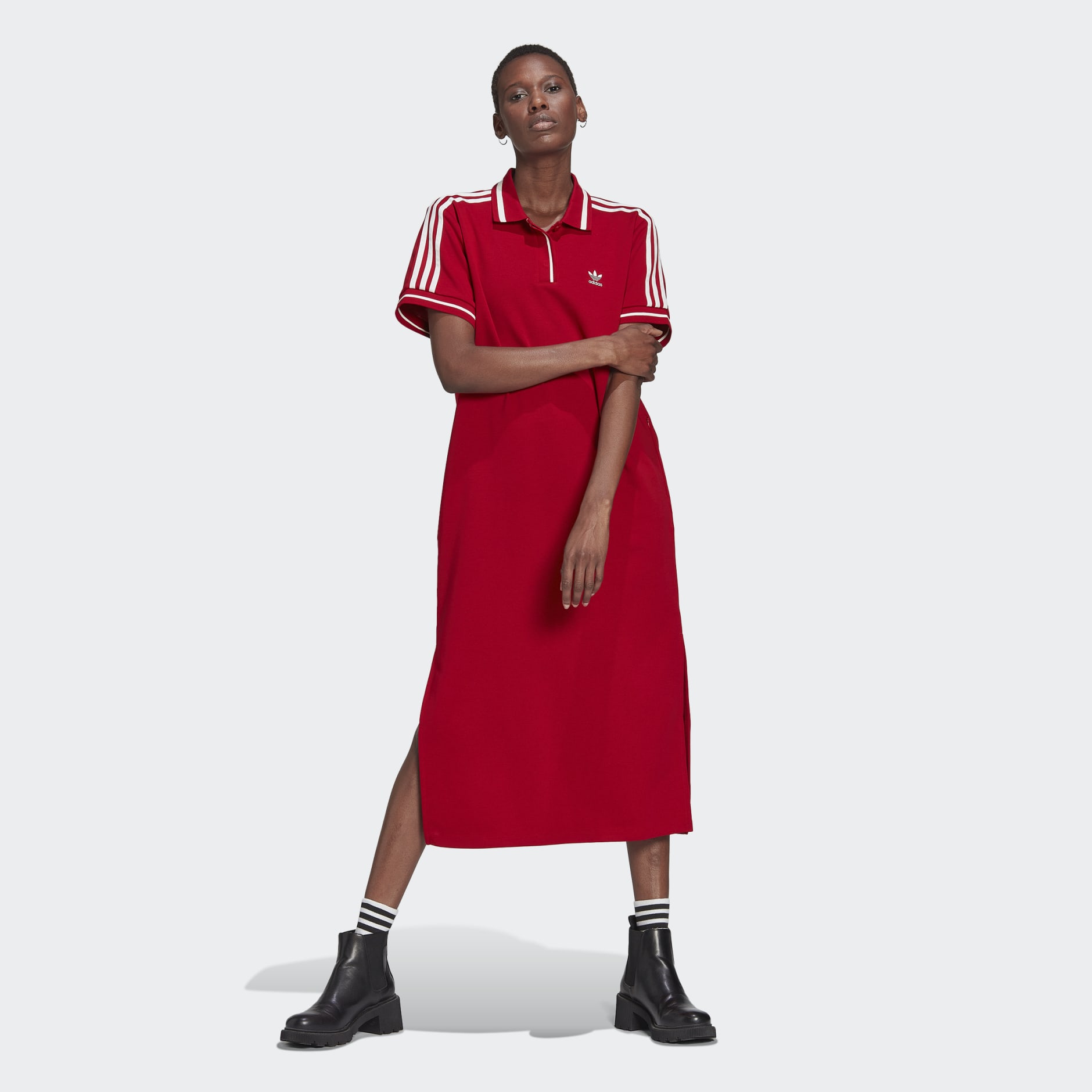 adidas Thebe Magugu Reg Dress - Red adidas SA