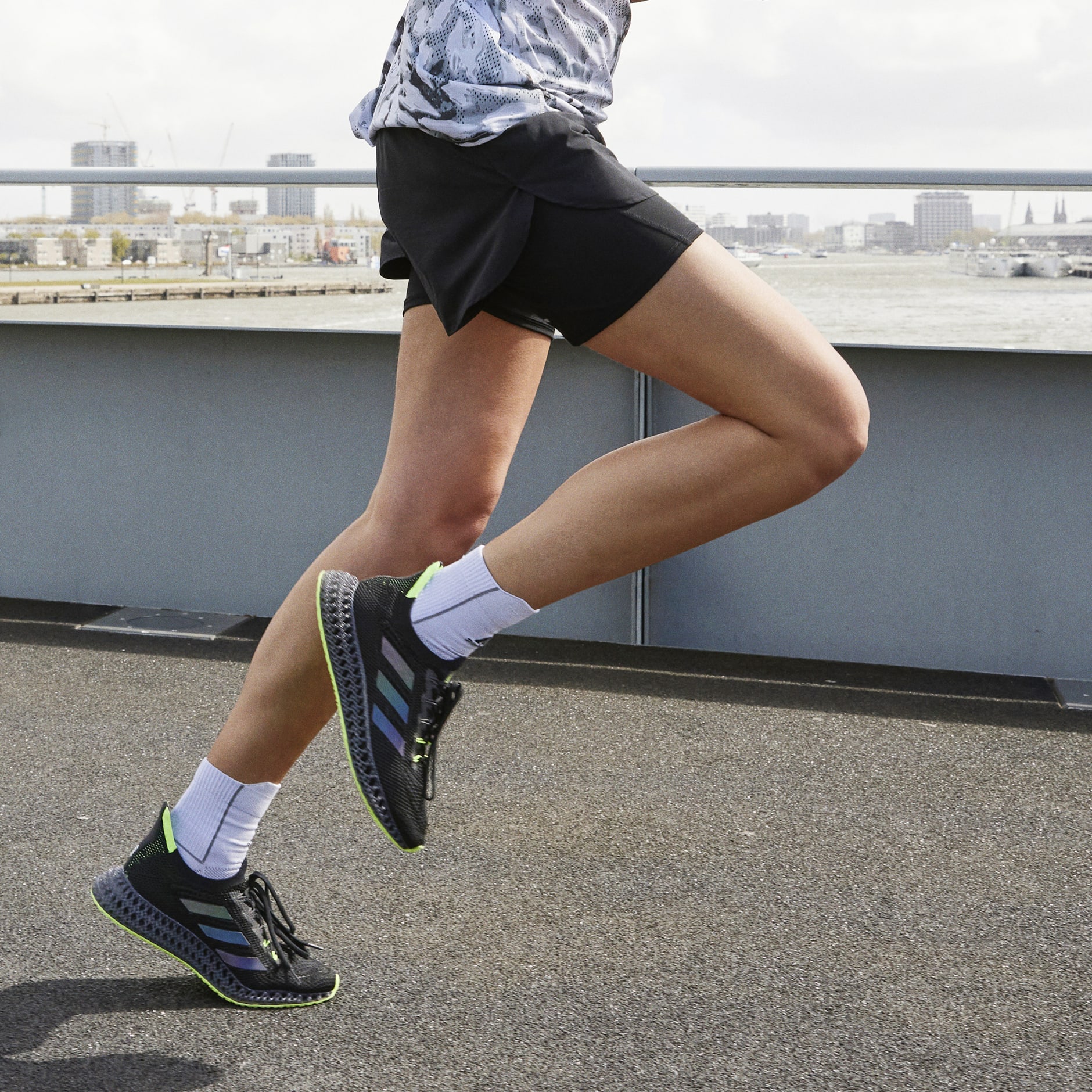 running shorts with tights underneath