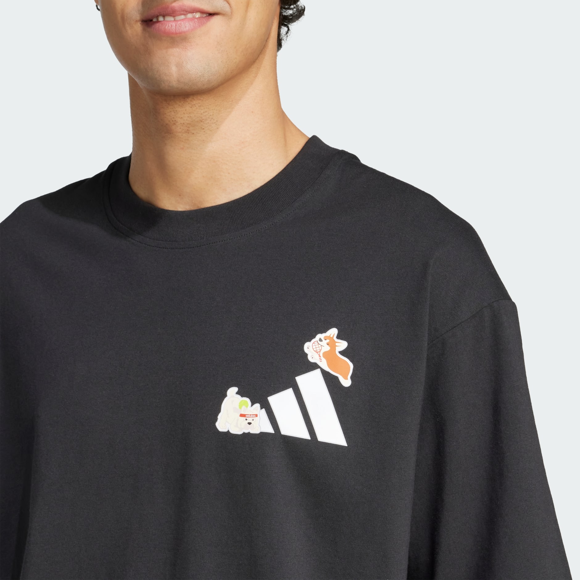Tシャツ・カットソー adidas Dog Plain Tee Gender Neutral JD2831 adidas 4.0 Logo Tee (Gender Neutral) - White | Free Shipping