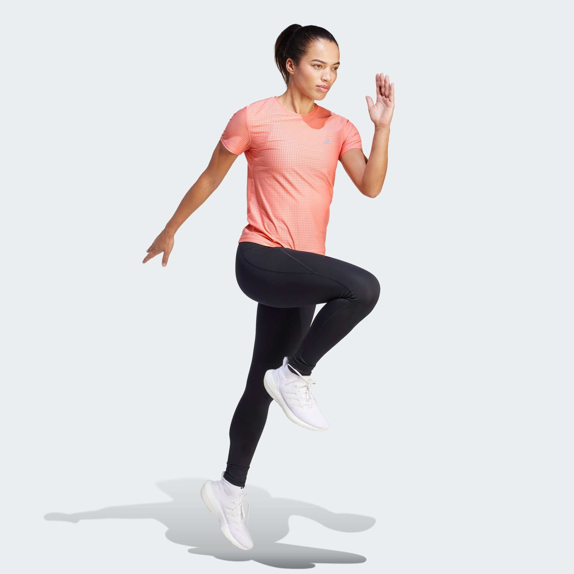 Clothing XCity Running HEAT.RDY Tee Orange adidas South Africa