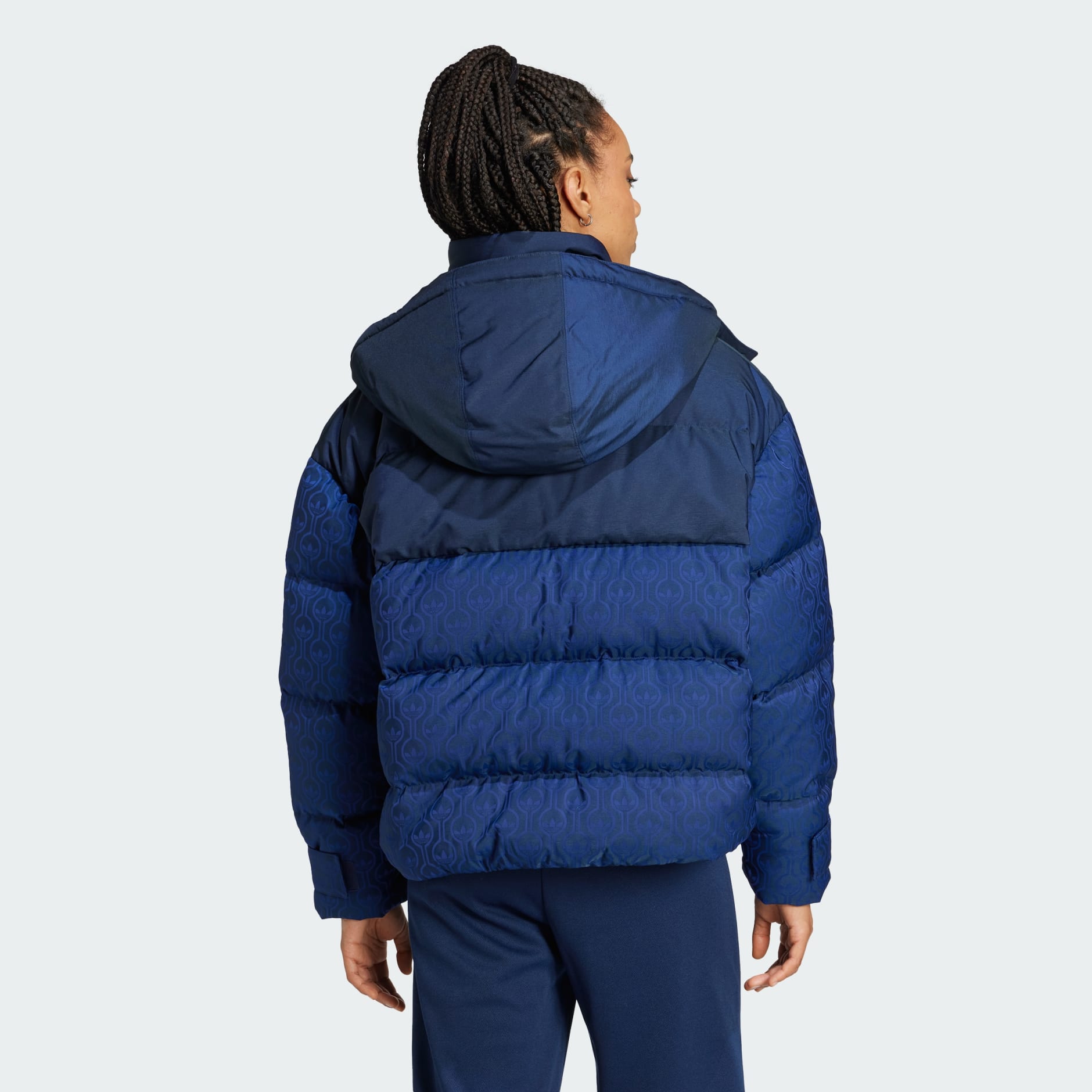 70s〜 adidas puffer blue coat soccer 70s〜 adidas puffer blue coat soccer