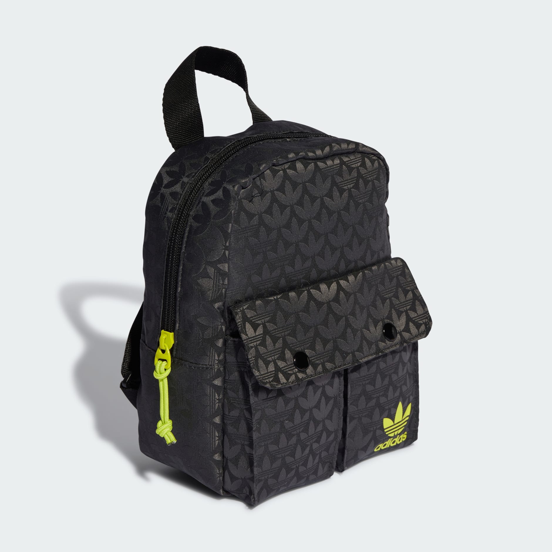adidas Trefoil Monogram Jacquard Mini Backpack Black adidas LK