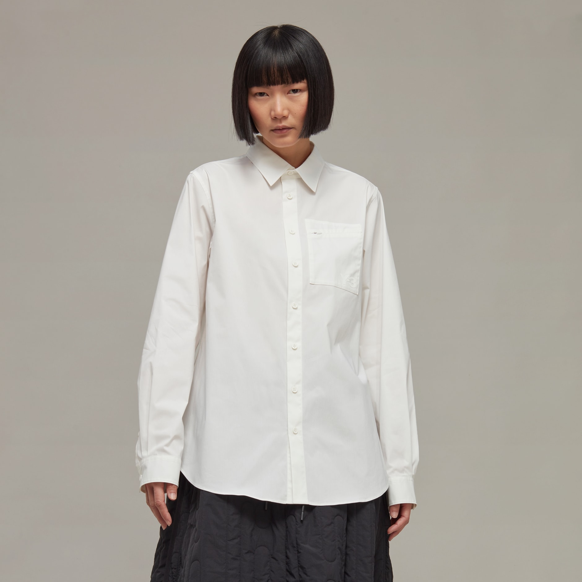 Y-3 Classic Chest Logo Button-Down Shirt