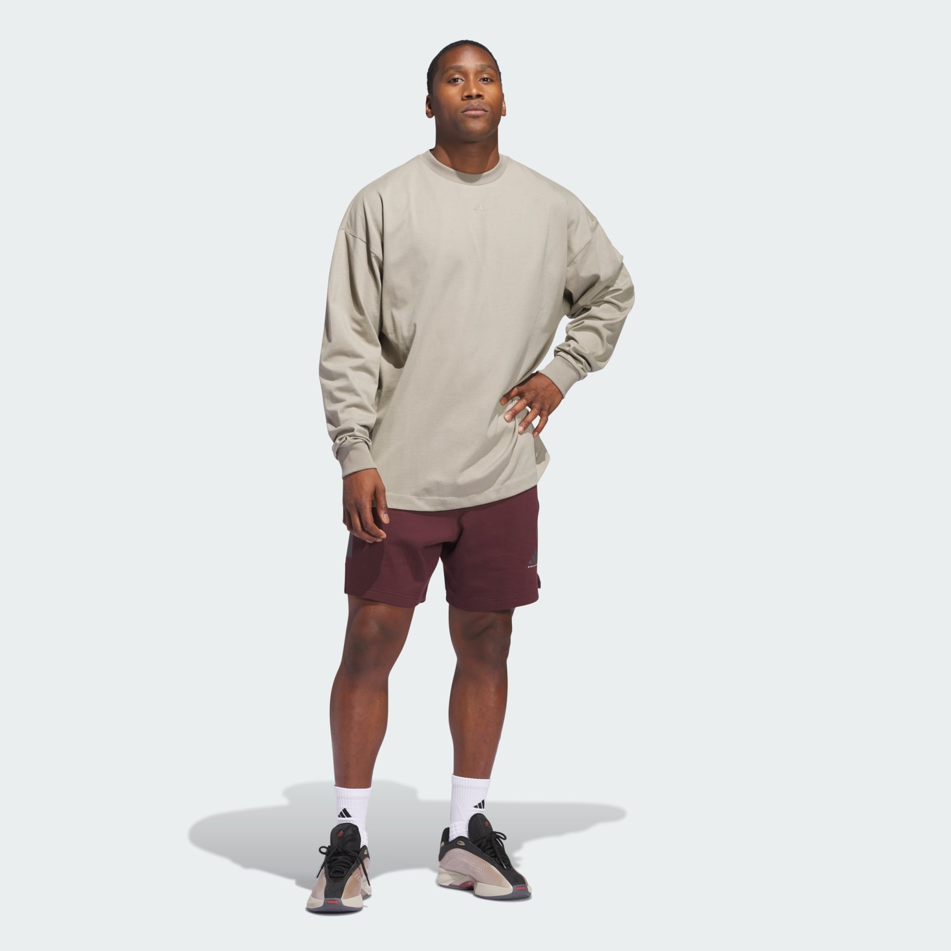adidas Basketball Long Sleeve Tee (Gender Neutral)