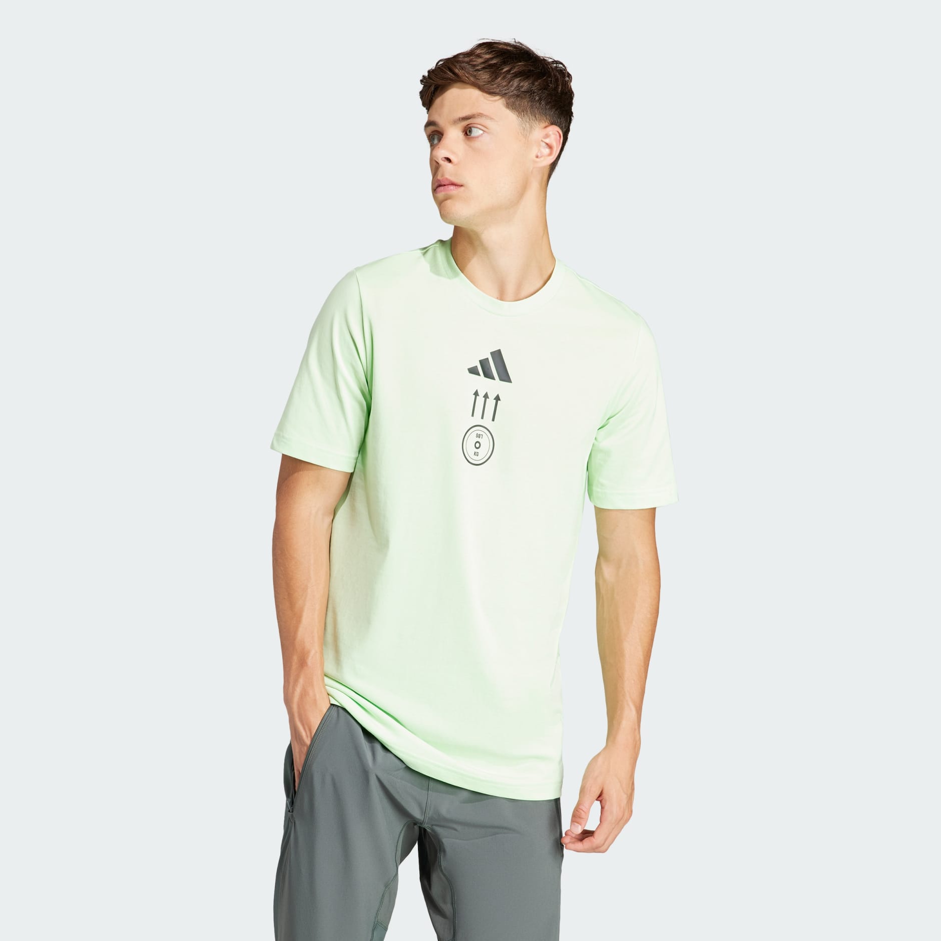 adidas Strength Graphic Tee - Green | adidas LK