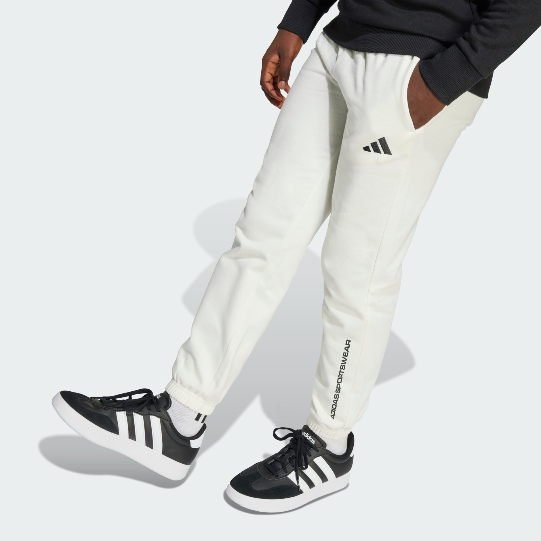 Pantaloni din fleece adidas Slogan