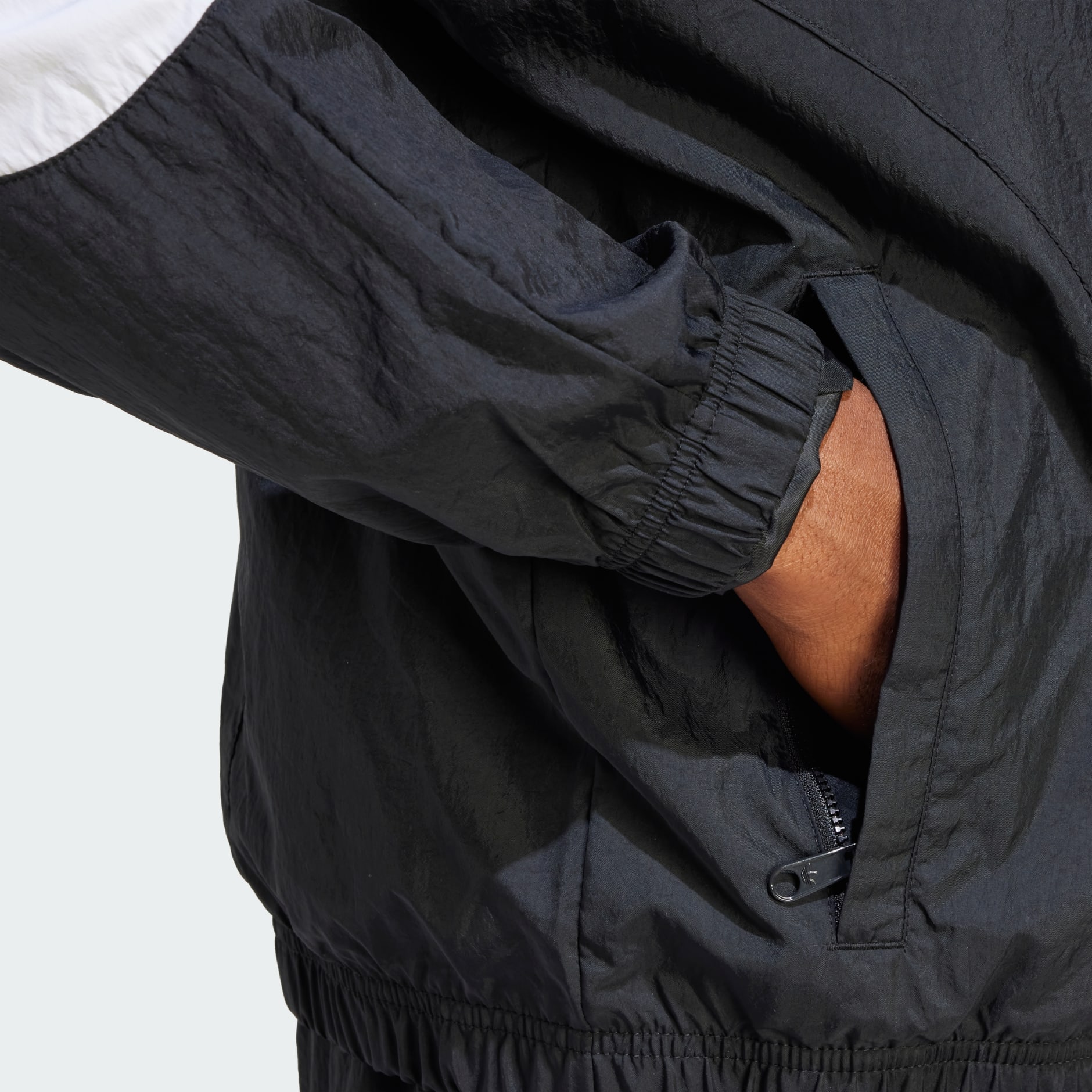 Men\'s Rekive - adidas - Black Track adidas Woven Clothing Jacket Oman |