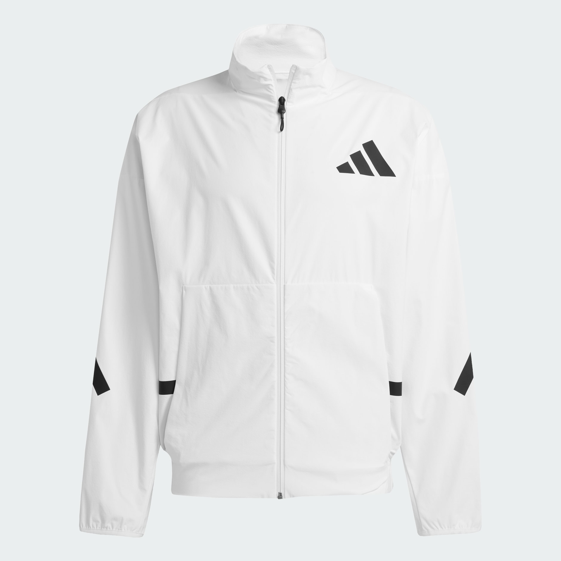 adidas Z.N.E. Full-Zip Hooded Track Jacket - Brown | adidas GH