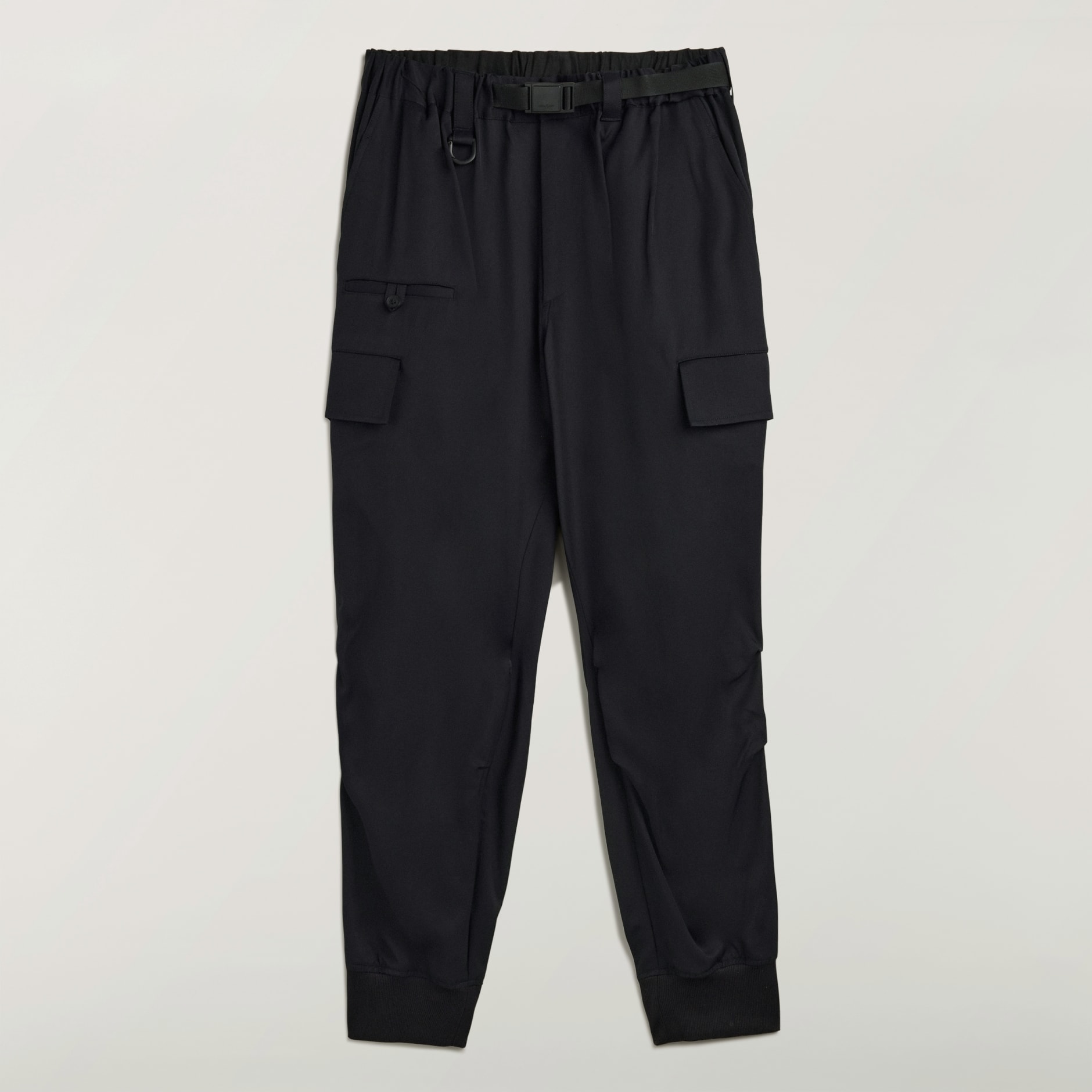 Clothing - Y-3 Rayon Twill Cuffed Pants - Black | adidas Oman