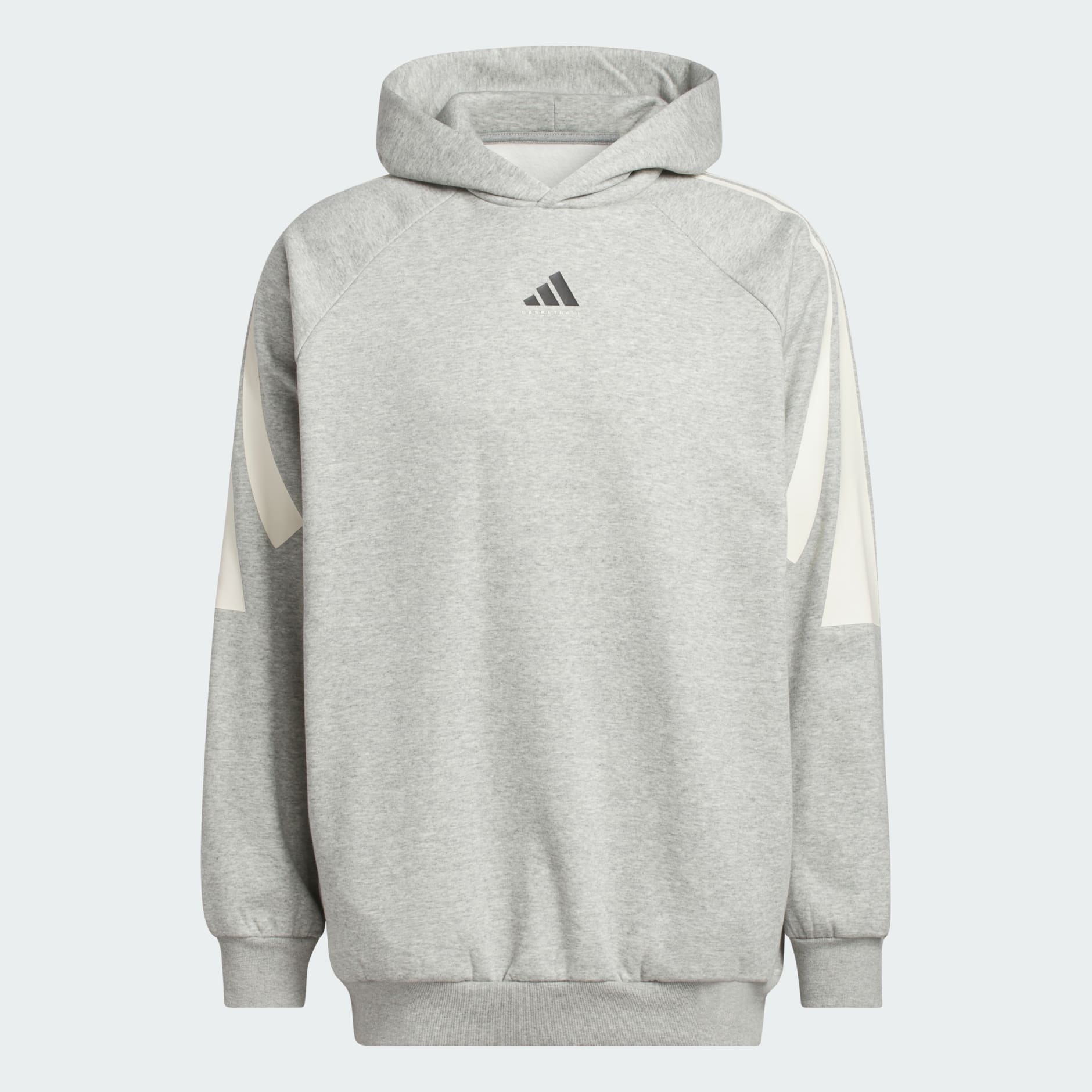 adidas Basketball 3-Stripes Fleece Hoodie (Gender Neutral)