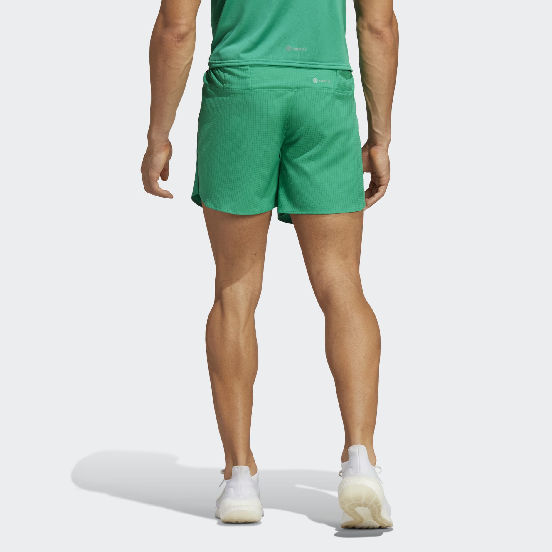 Adidas mens on sale running shorts green