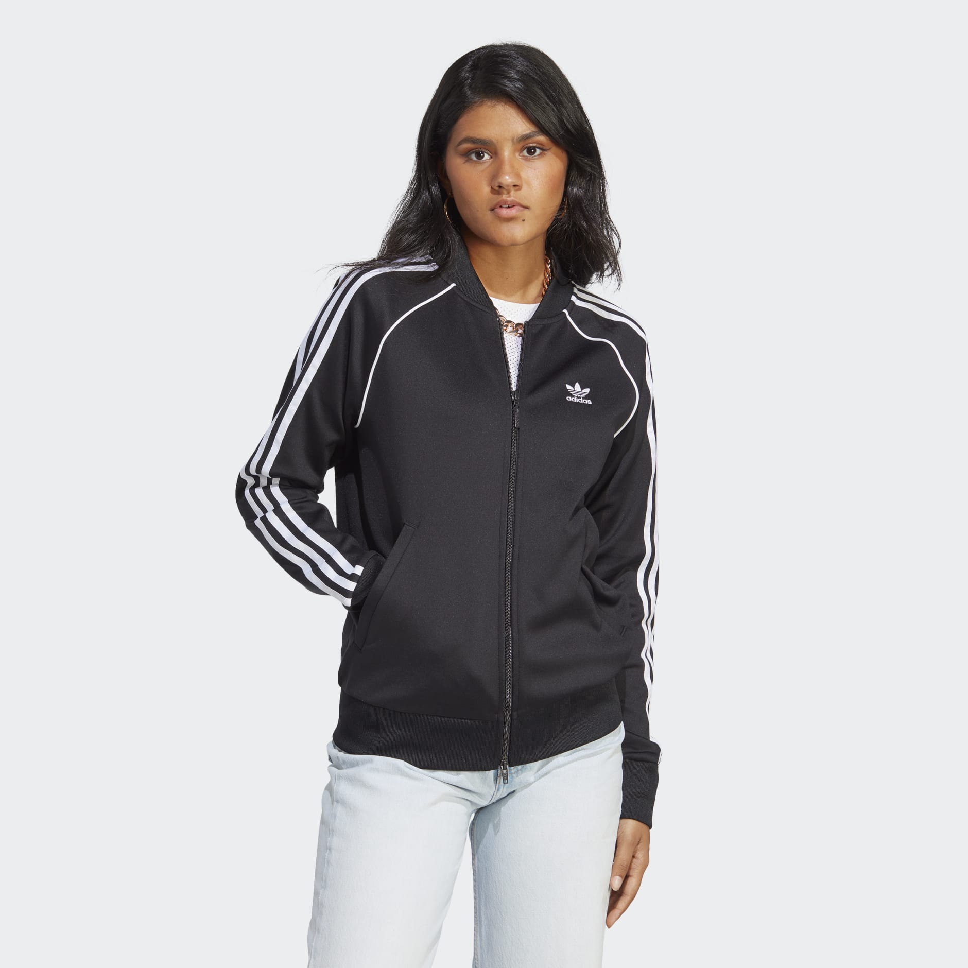 Women's Clothing - Adicolor Classics SST Track Jacket - Black | adidas ...