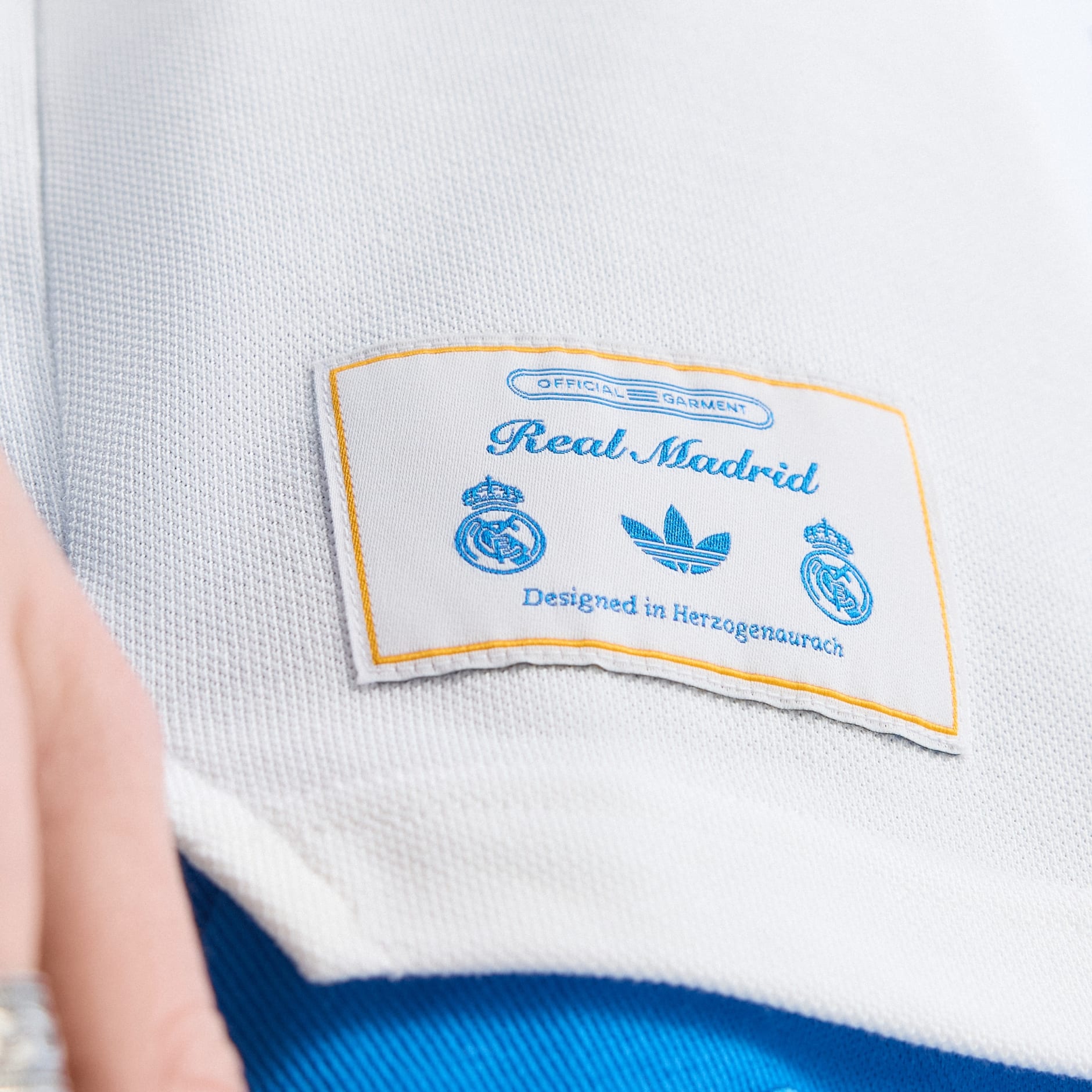 Real Madrid Terrace Icons Long Sleeve Polo Shirt