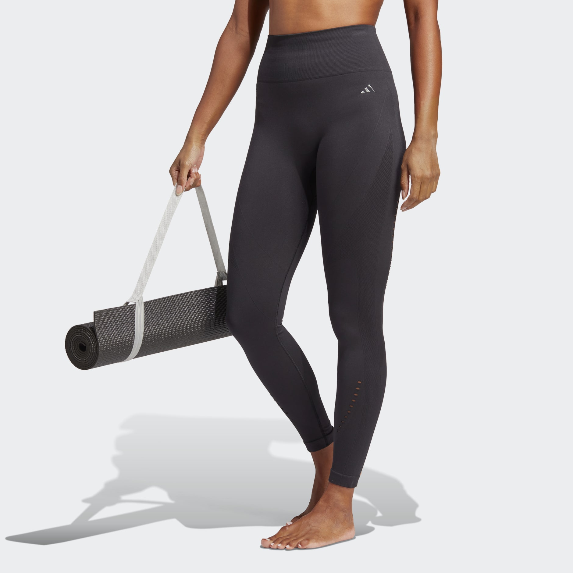 adidas Yoga Seamless 7/8 Leggings - Black | adidas UAE