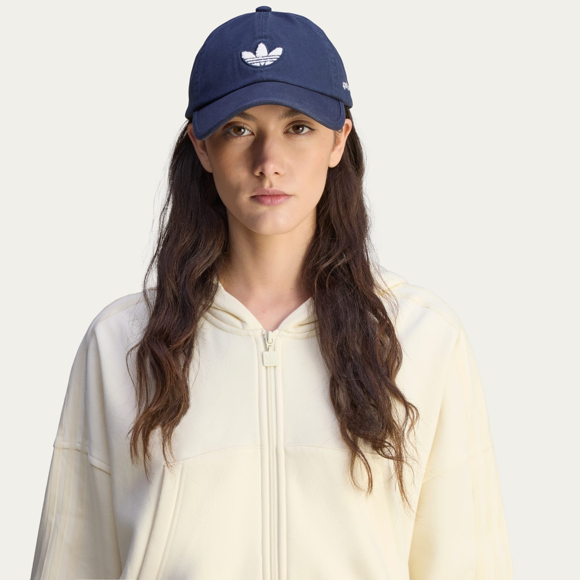 ユニセックス【adidas】Sporty & Rich キャップ adidas SPORTY & RICH CAP ナイトネイビー（アディダス