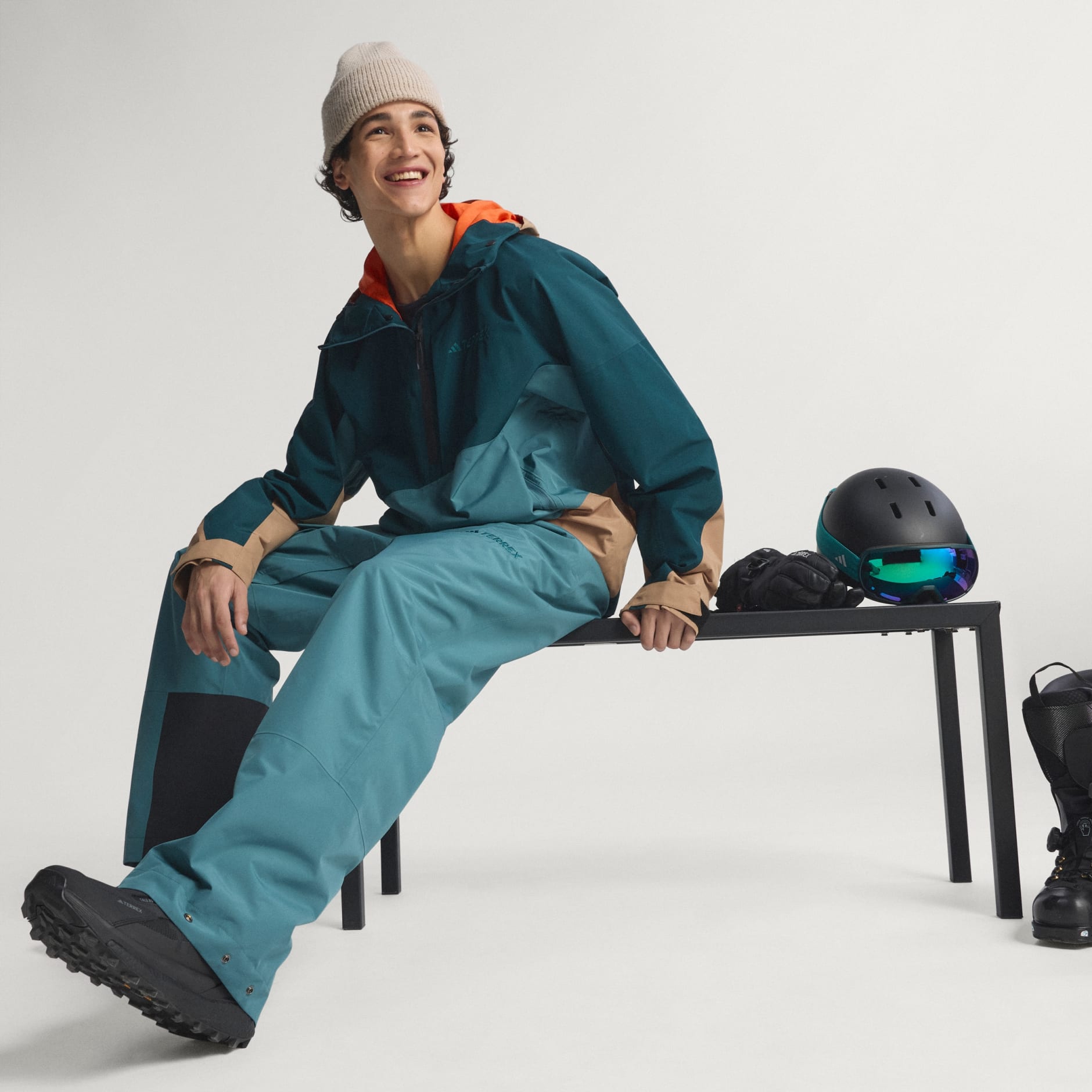 Pantaloni Terrex Xploric izolanți cu 2 straturi CLIMAPROOF