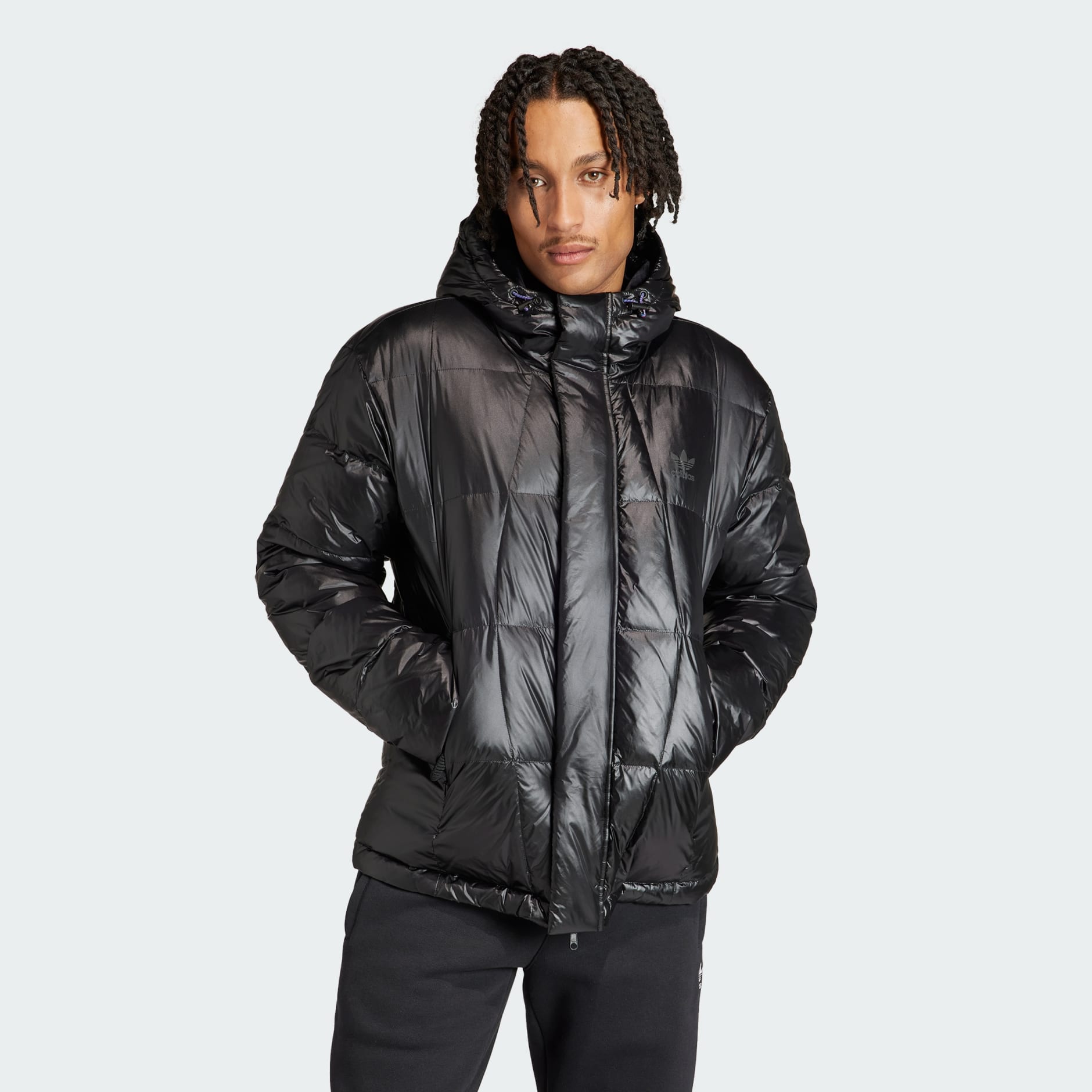 Clothing - Lightweight Down Puffer Jacket - Black | adidas South Africa