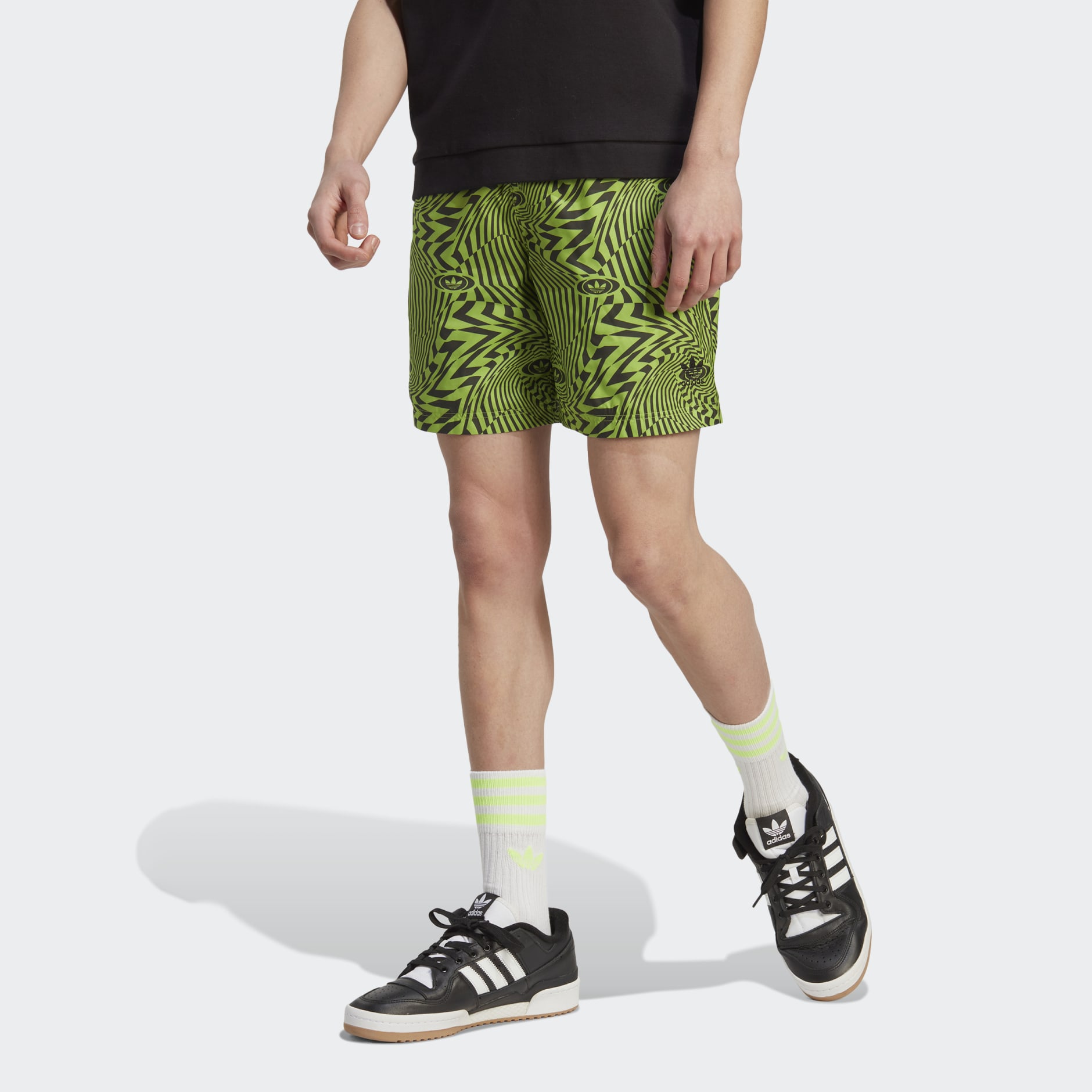 adidas adidas Rekive Allover Print Shorts - Green | adidas UAE