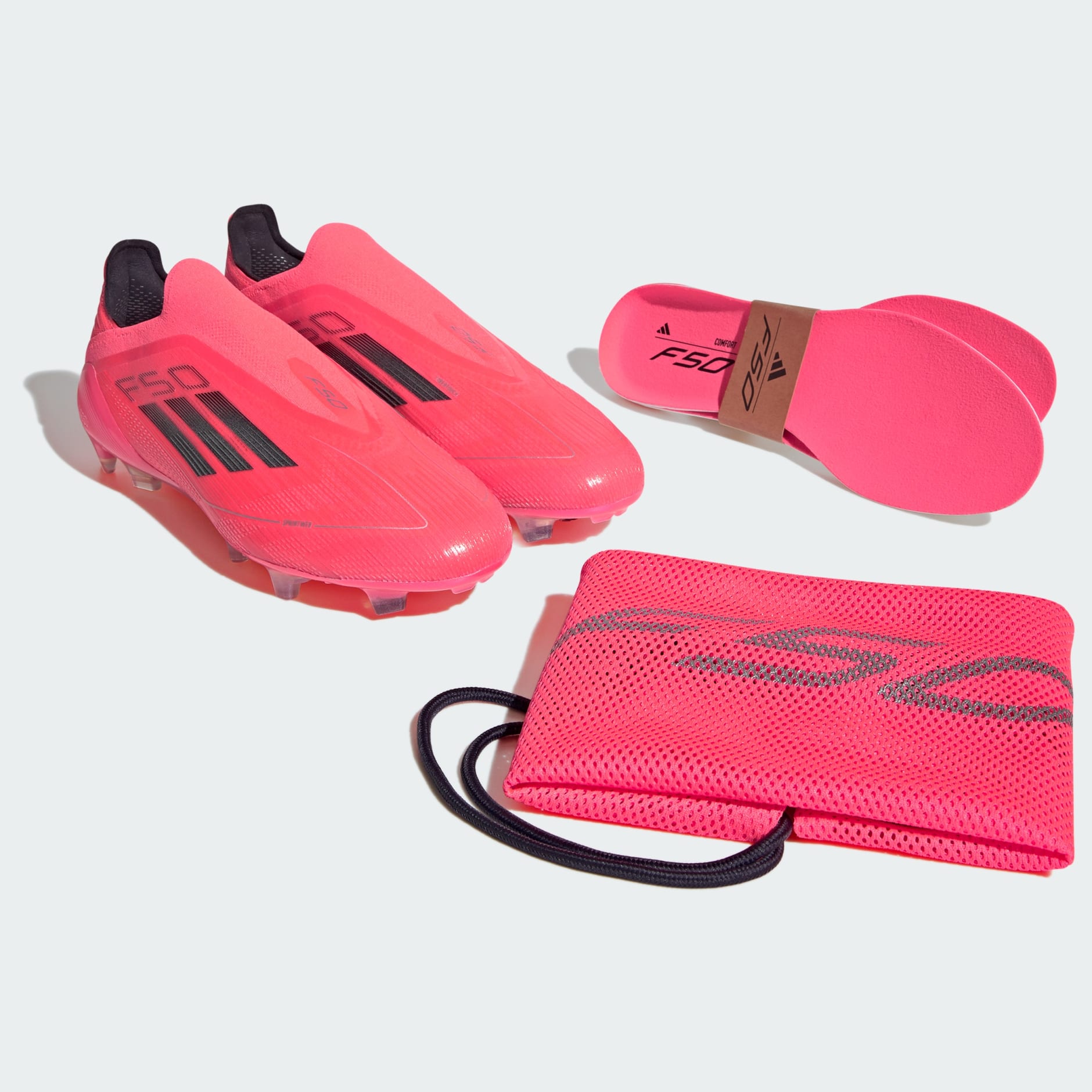 All products F50 Elite Laceless Firm Ground Boots Pink adidas South Africa