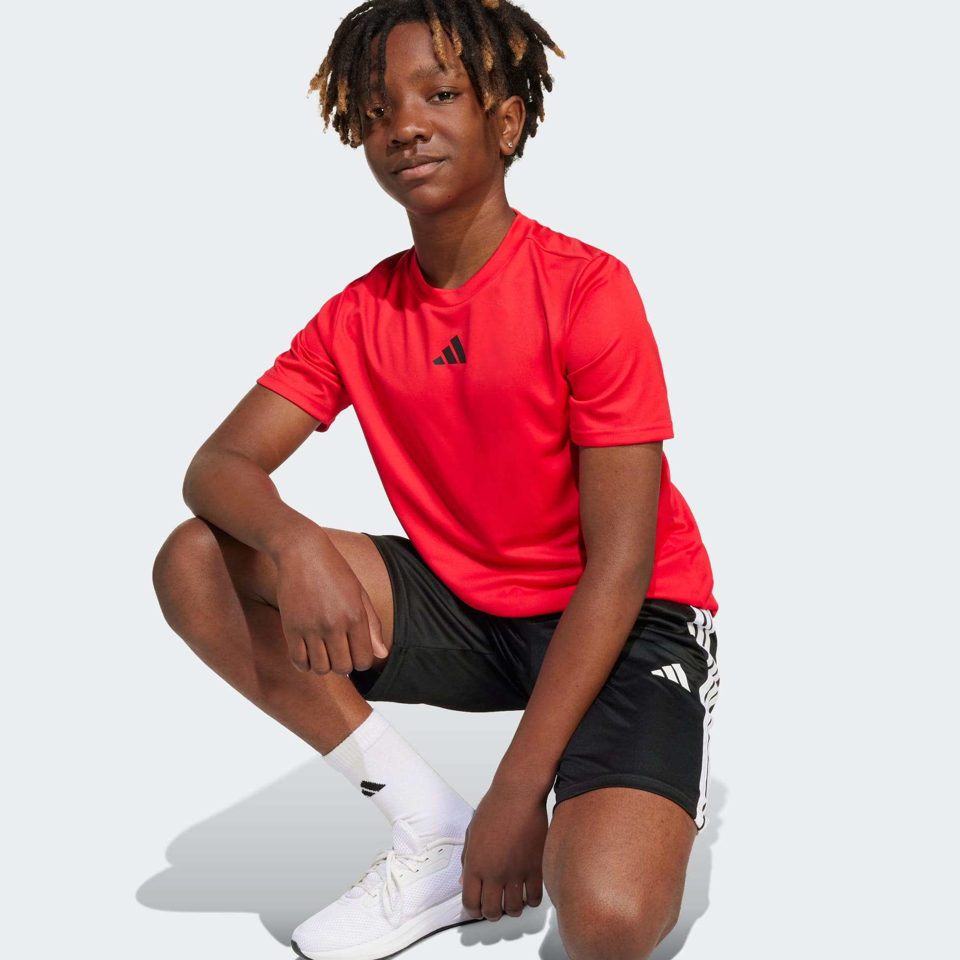 Train Essentials 3-Stripes Tee Set Kids