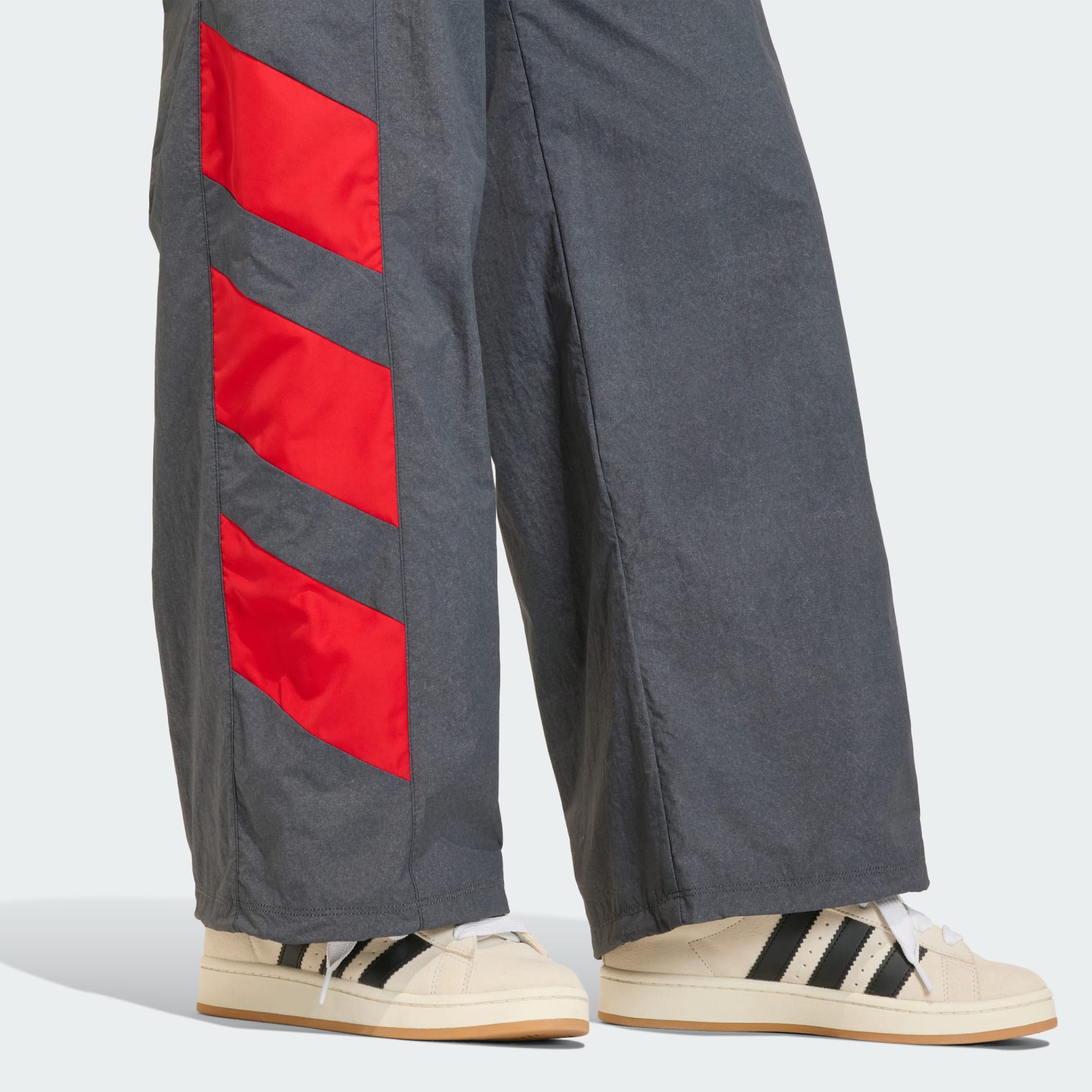 BLOCKED WASHED TRACK PANTS