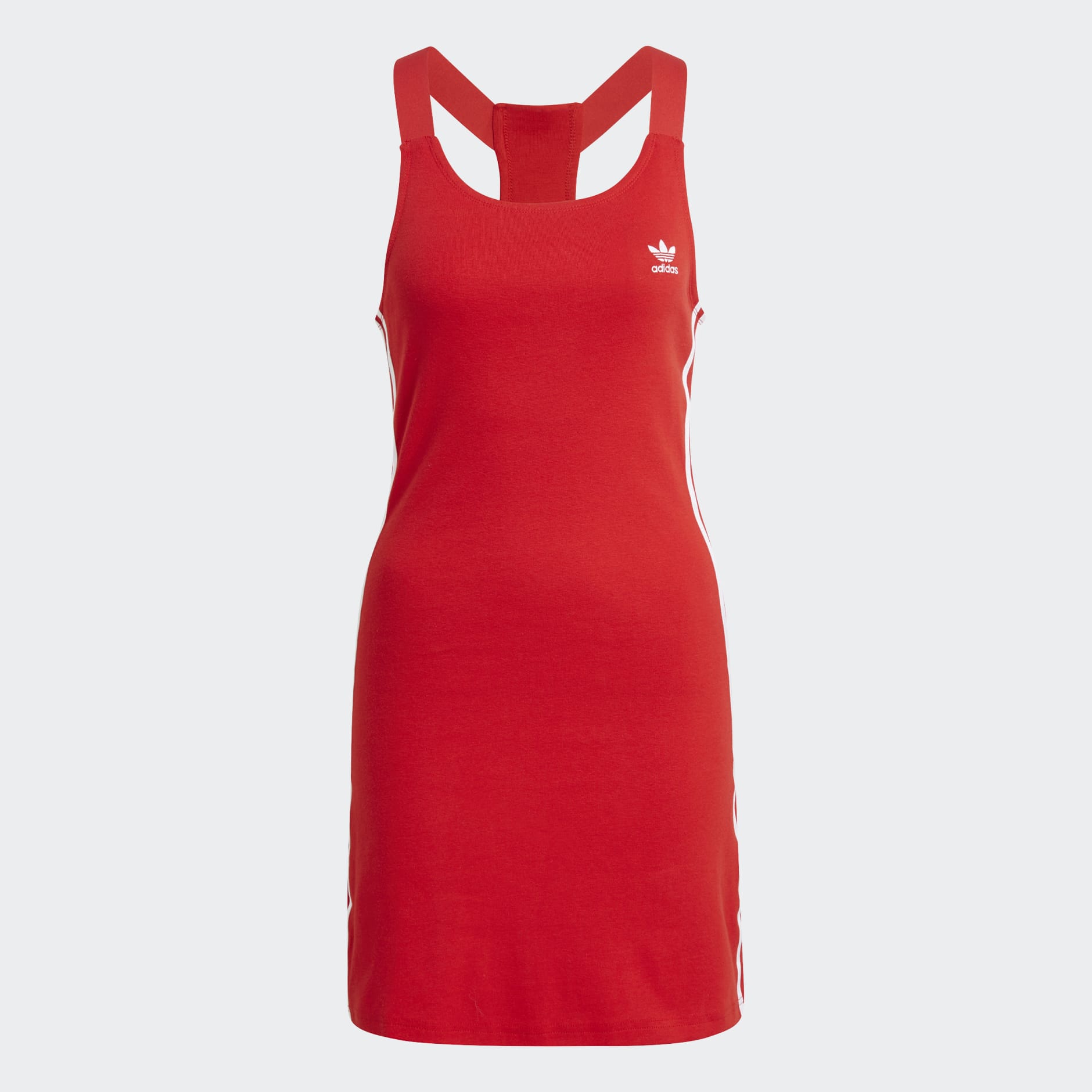 Clothing - Adicolor Classics Racerback Dress - Red | adidas Israel